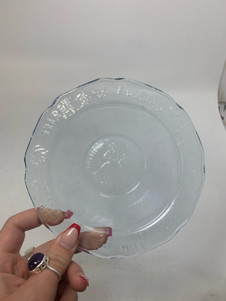 TINTED NURSERY RHYME 3 BLIND MICE BOWL.
