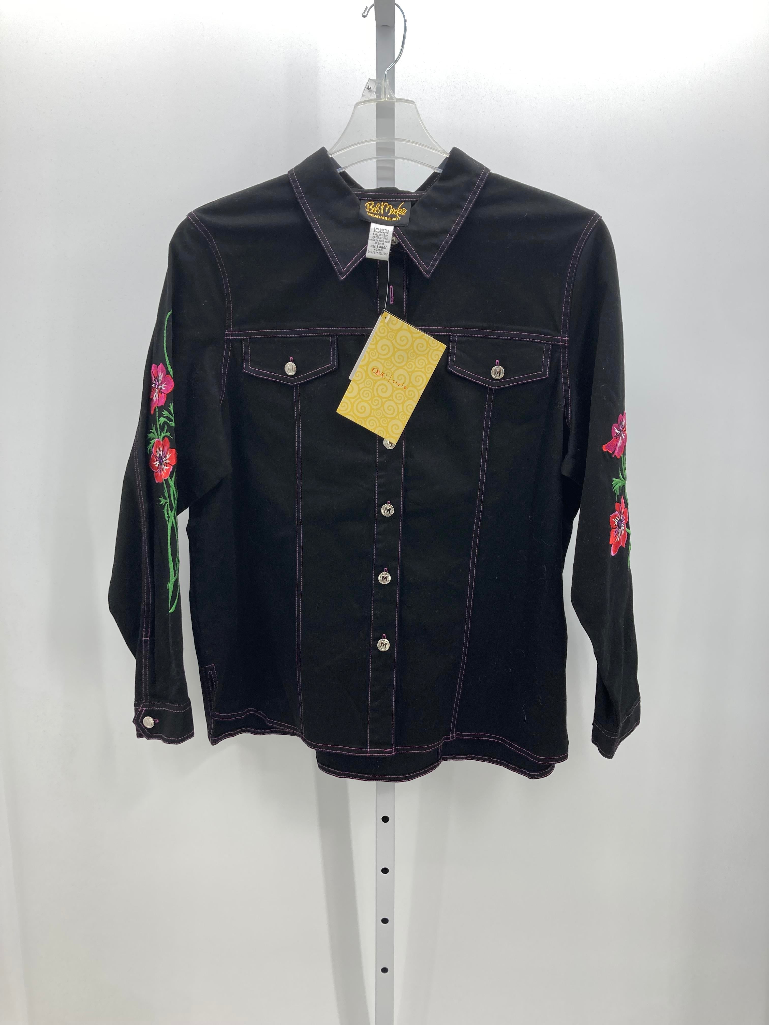 Bob Mackie Size Large Misses Lightweight Jacket