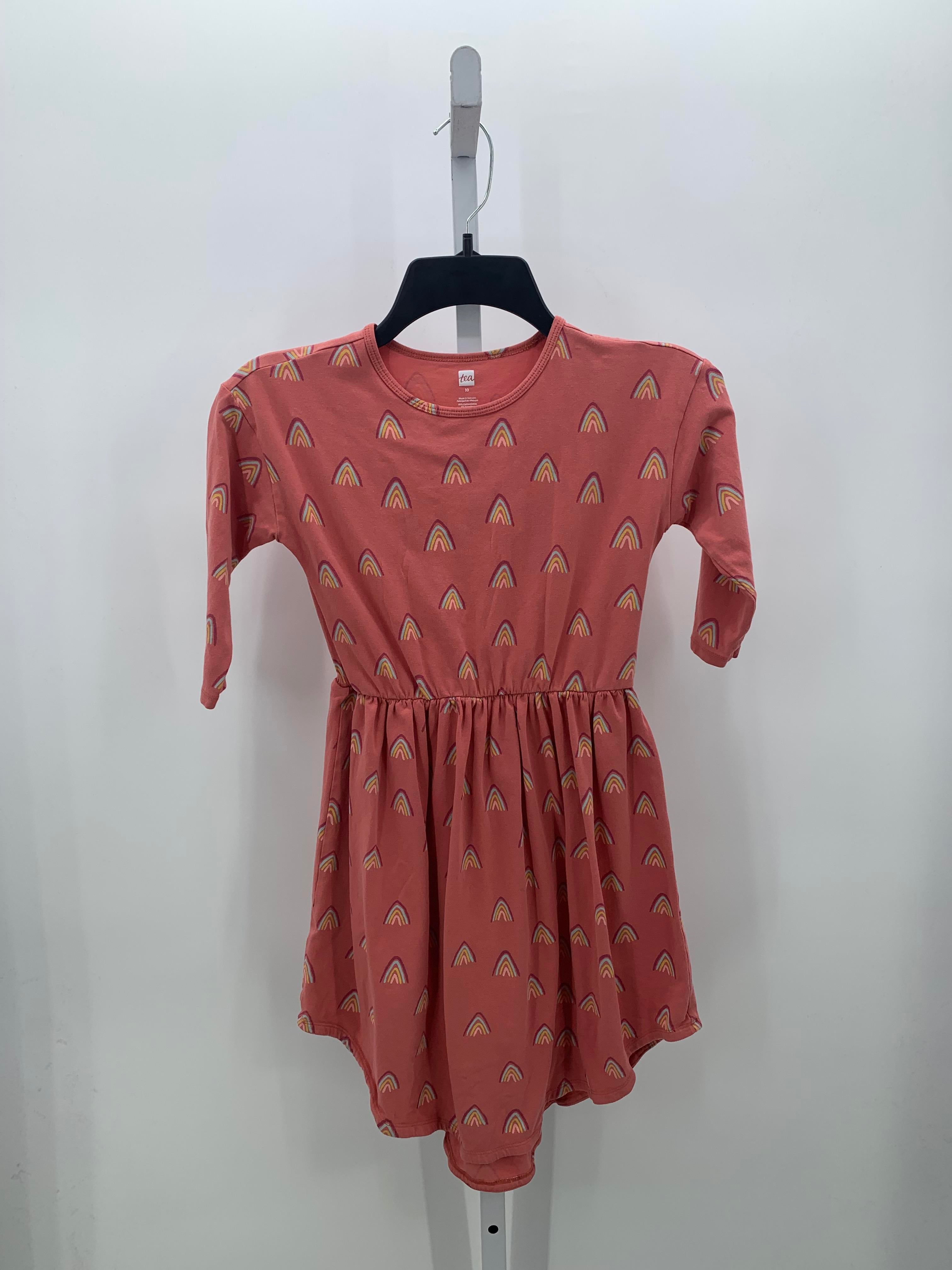 Tea Size 10 Girls Short Sleeve Dress