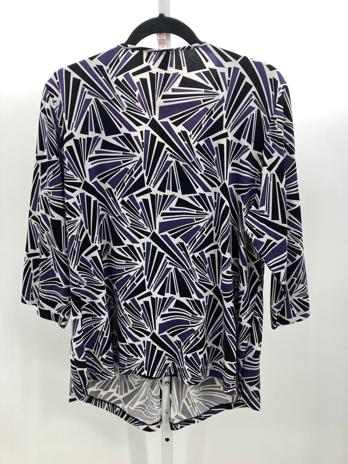 JM Collection Size 1X Womens 3/4 Sleeve Shirt
