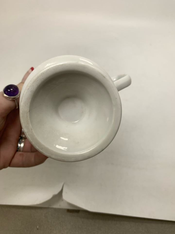 VTG FOOTED MICKEY MOUSE MUG.