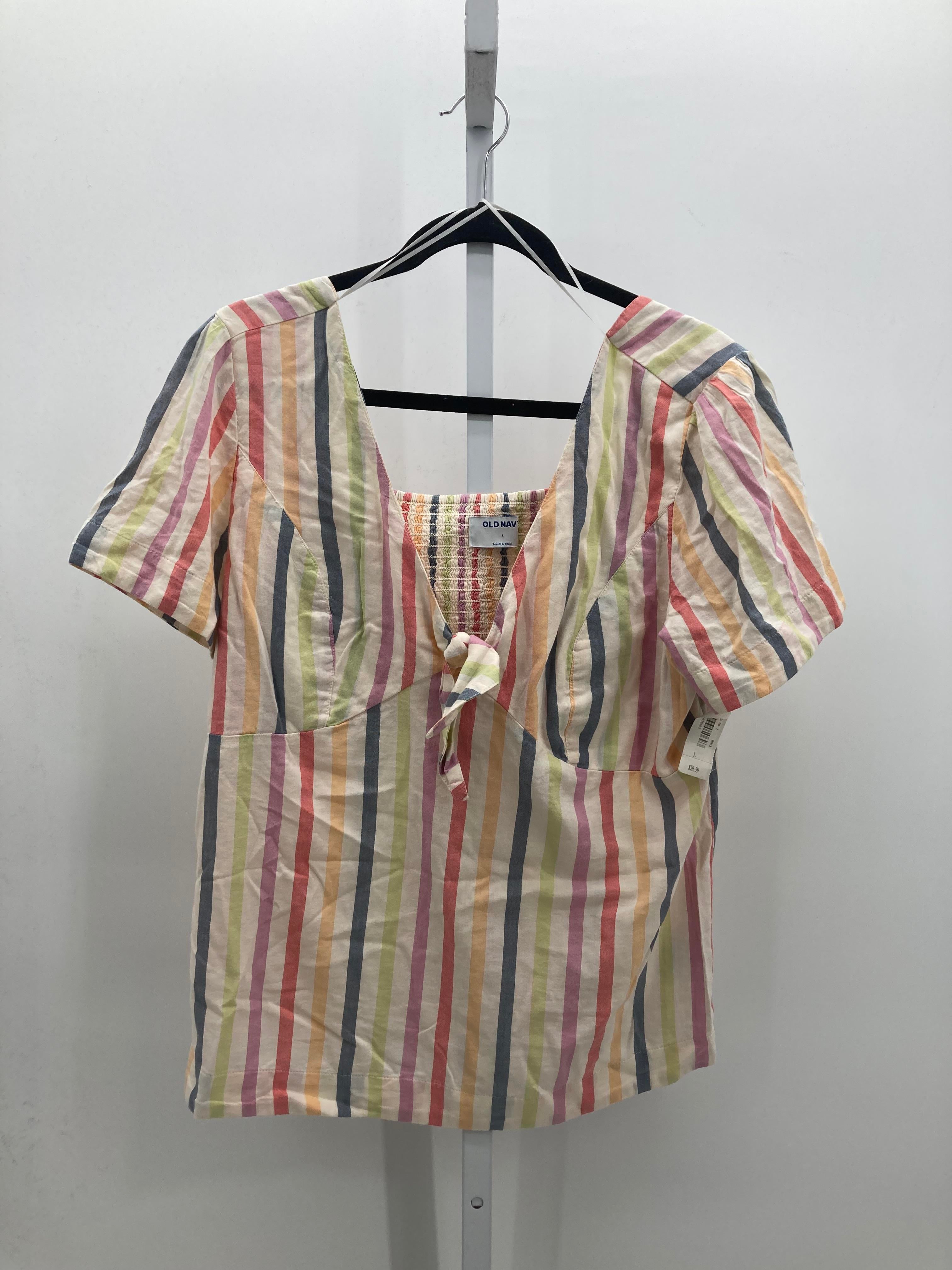 Old Navy Size Large Misses Short Sleeve Shirt