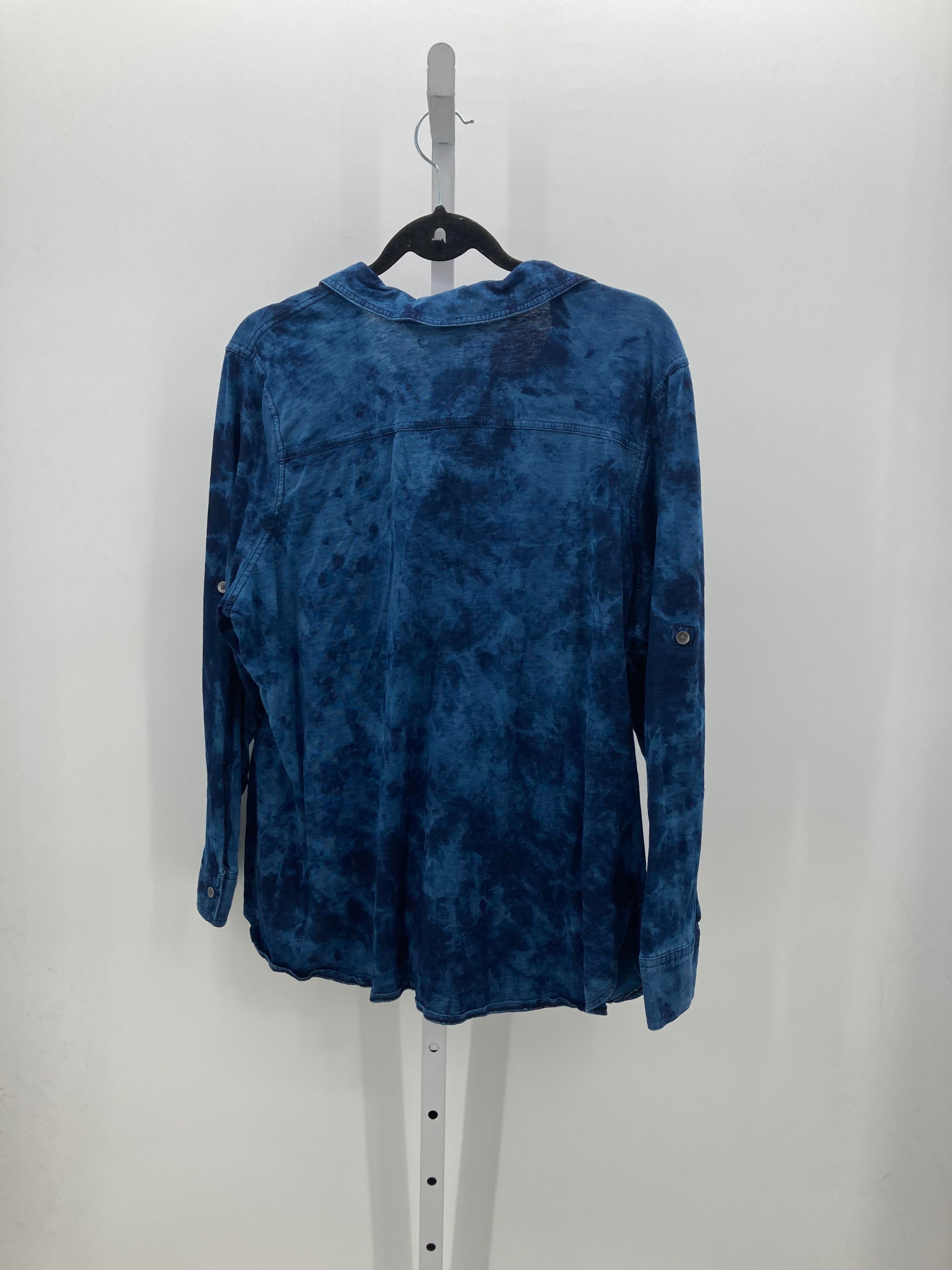 Rock & Republic Size 1X Womens Long Sleeve Shirt
