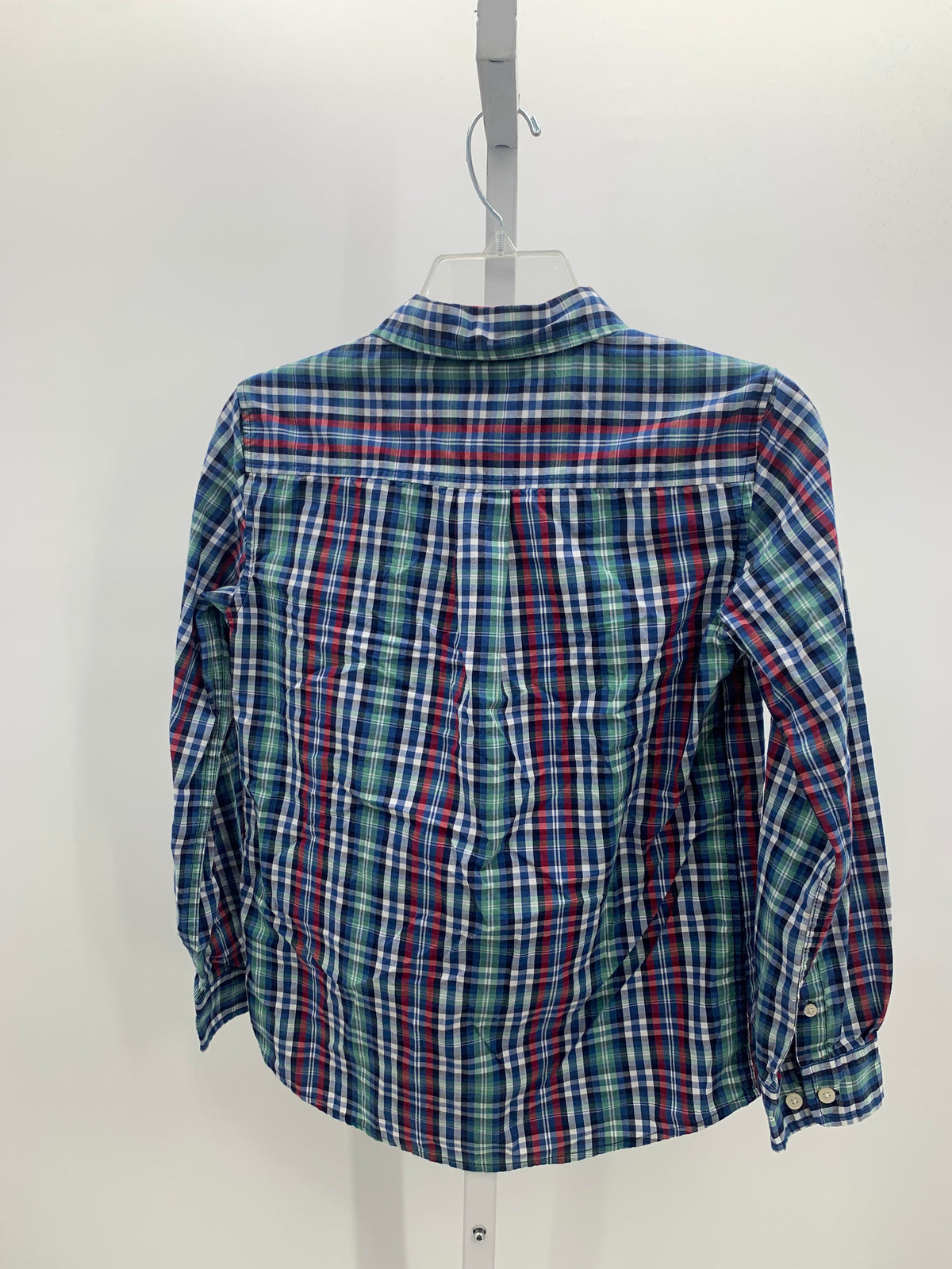 RED WHITE GREEN PLAID