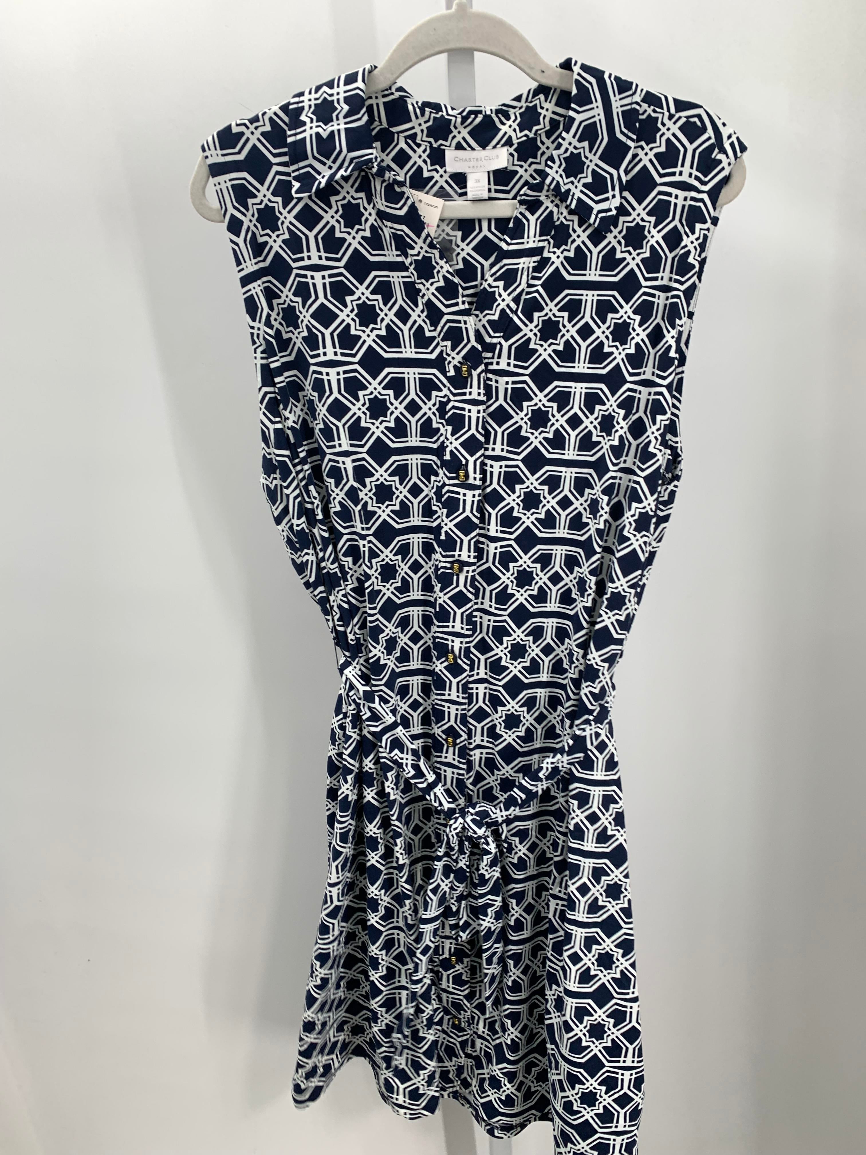 Charter Club Size 3X Womens Sleeveless Dress