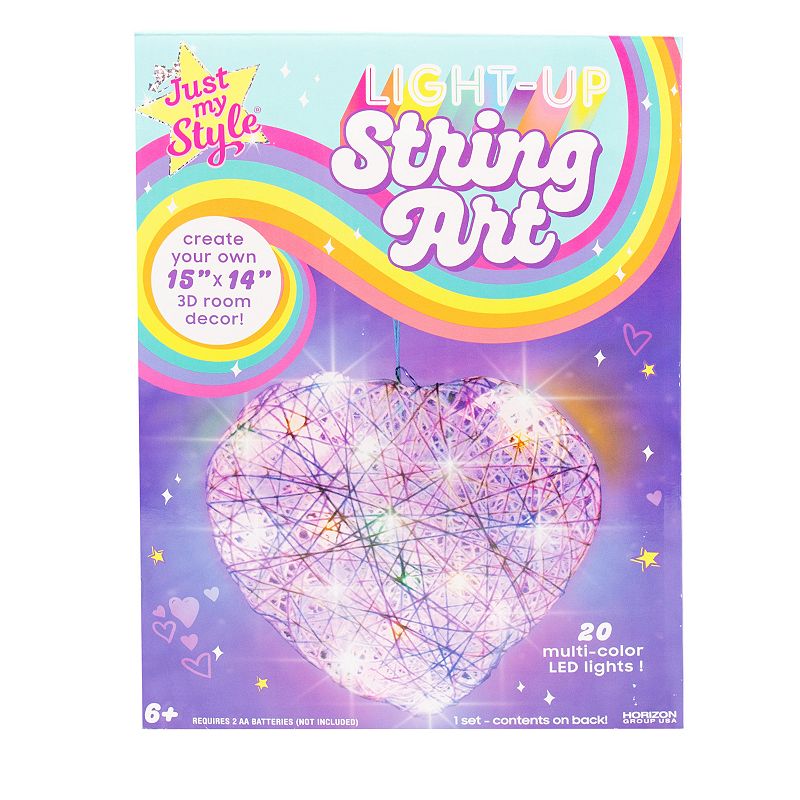 Just My Style Light up String Art, Multicolor -