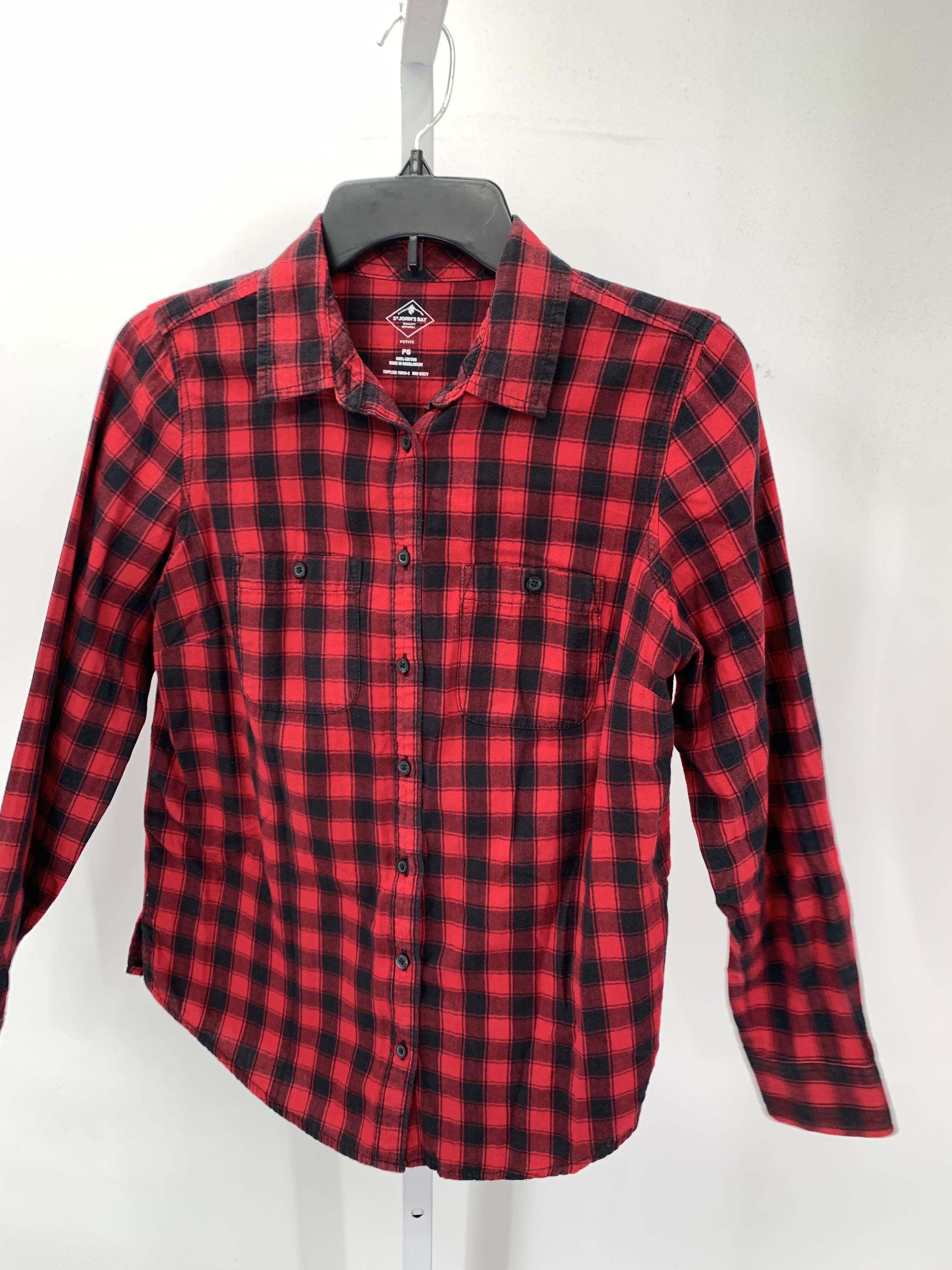St. Johns Bay Size Small Petite Petite Long Sleeve Shirt