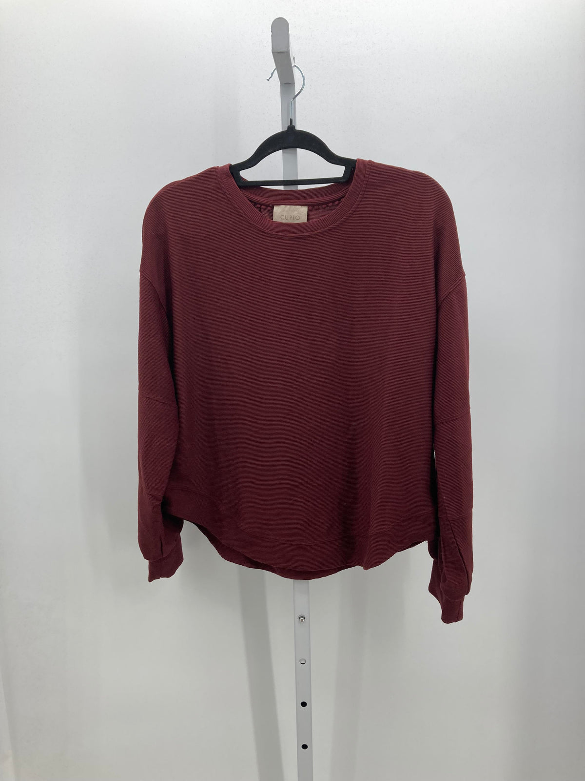 Cupio Size Medium Misses Long Sleeve Shirt