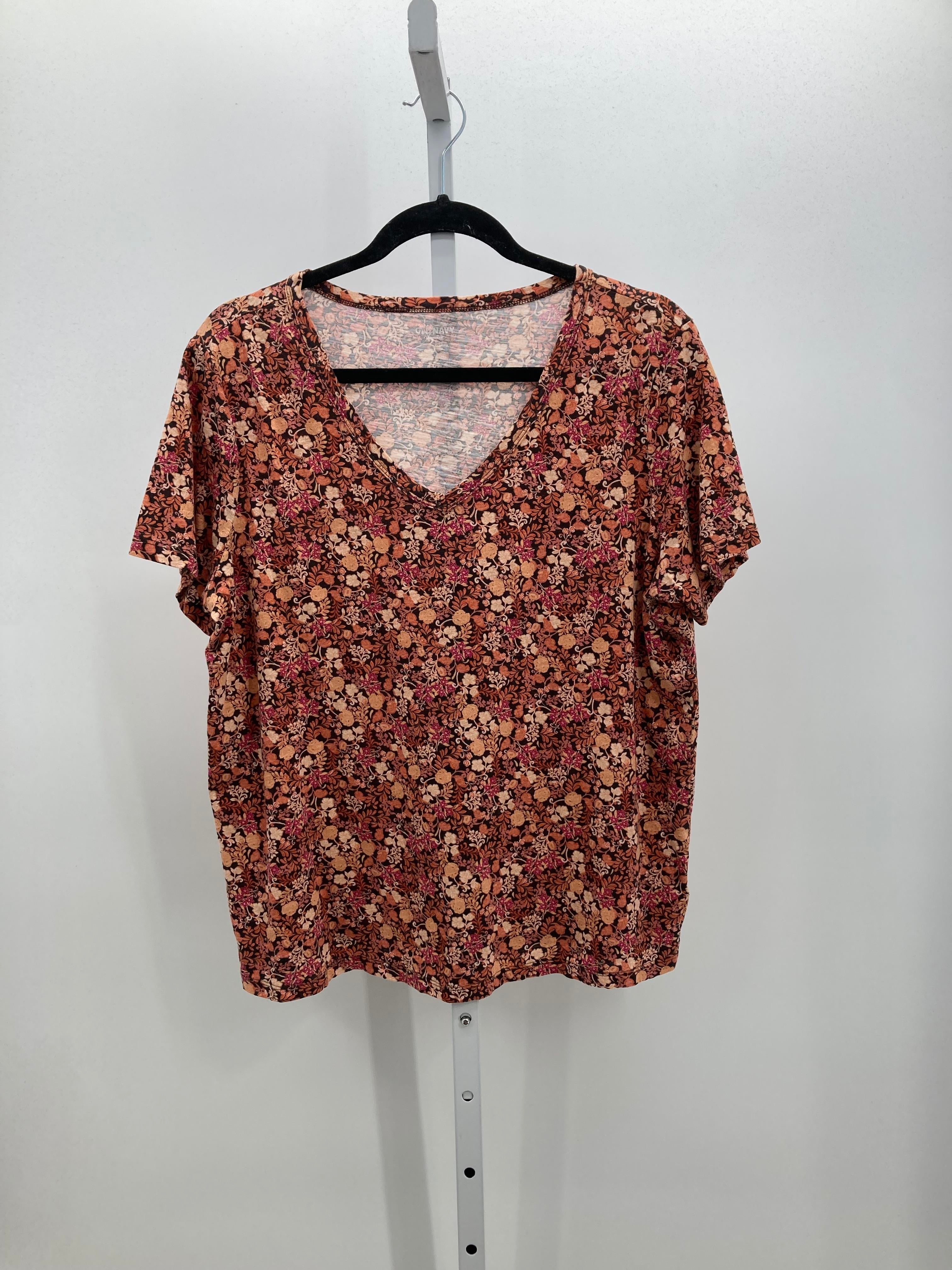 Old Navy Size Large Misses Short Sleeve Shirt