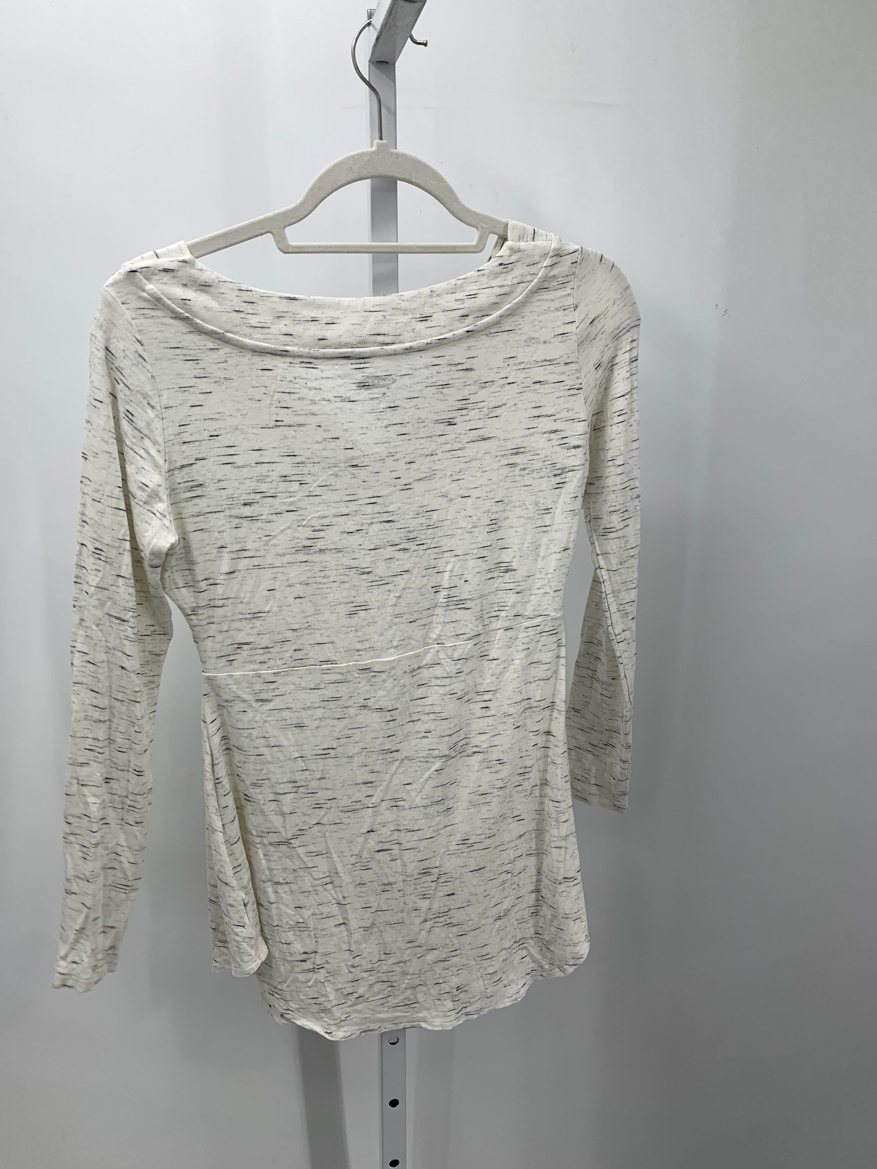 Old Navy White Size X Small Maternity Long Sleeve Shirt
