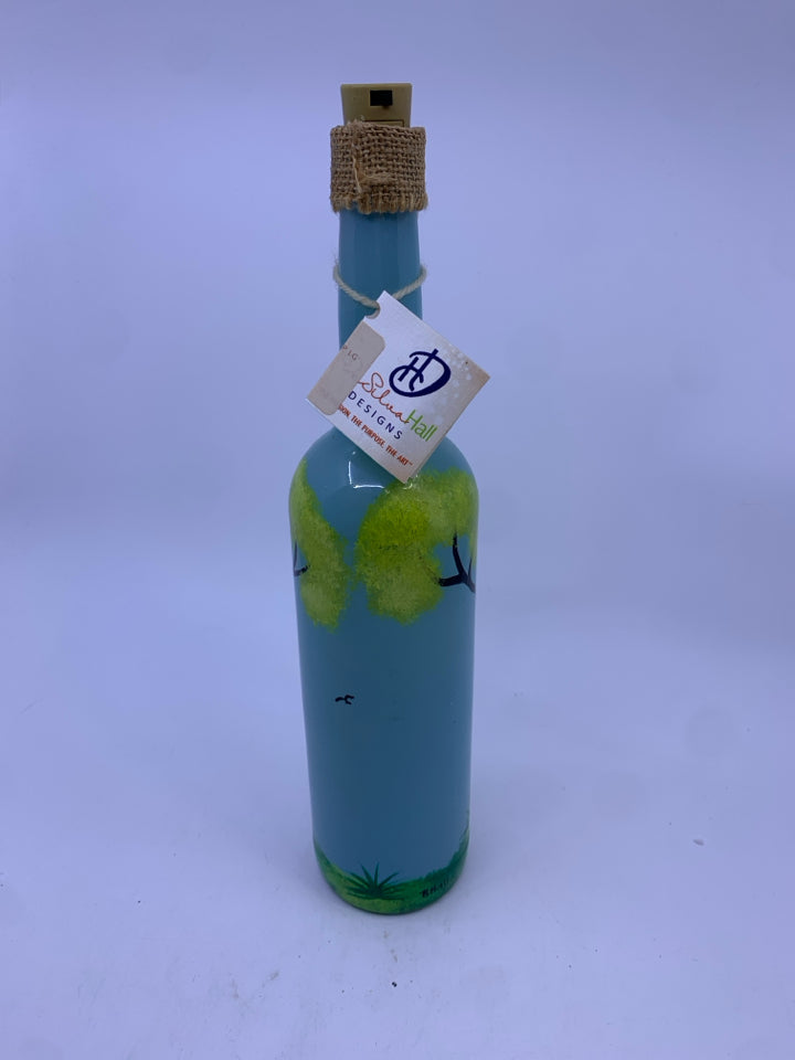 LIGHT UP RIVER SCENE BOTTLE.