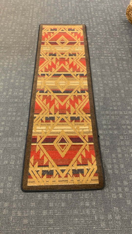 RED & GOLD SANTA FE SPIRIT RUG.