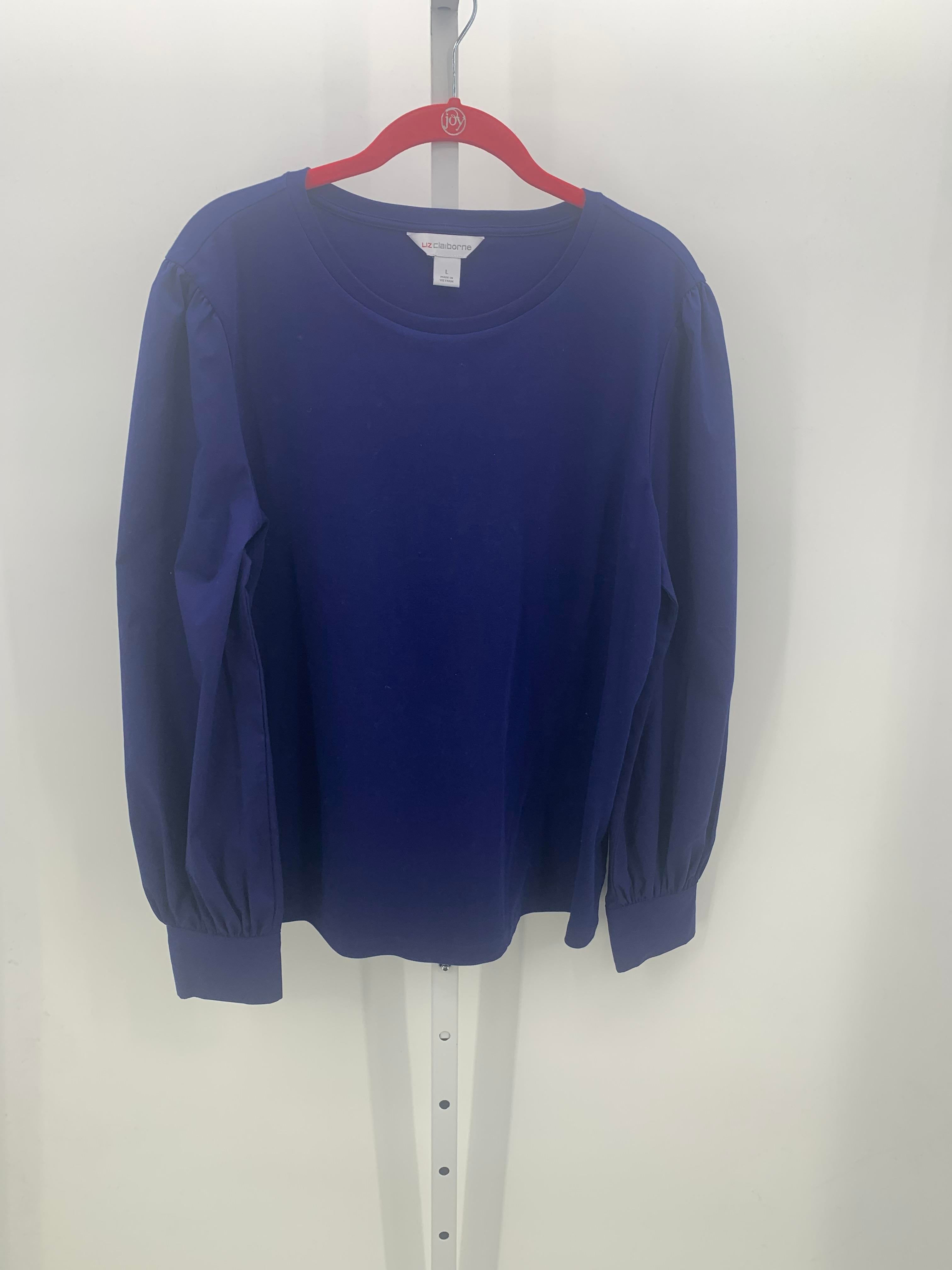 Liz Claiborne Size Large Misses Long Sleeve Shirt