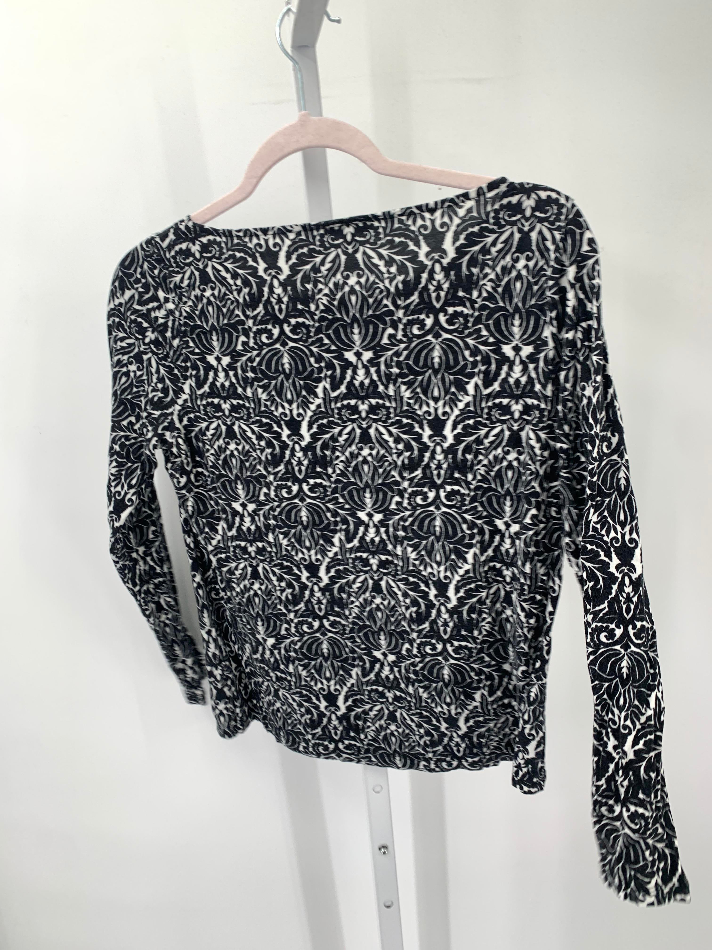 Talbots Size Medium Petite Petite Long Sleeve Shirt