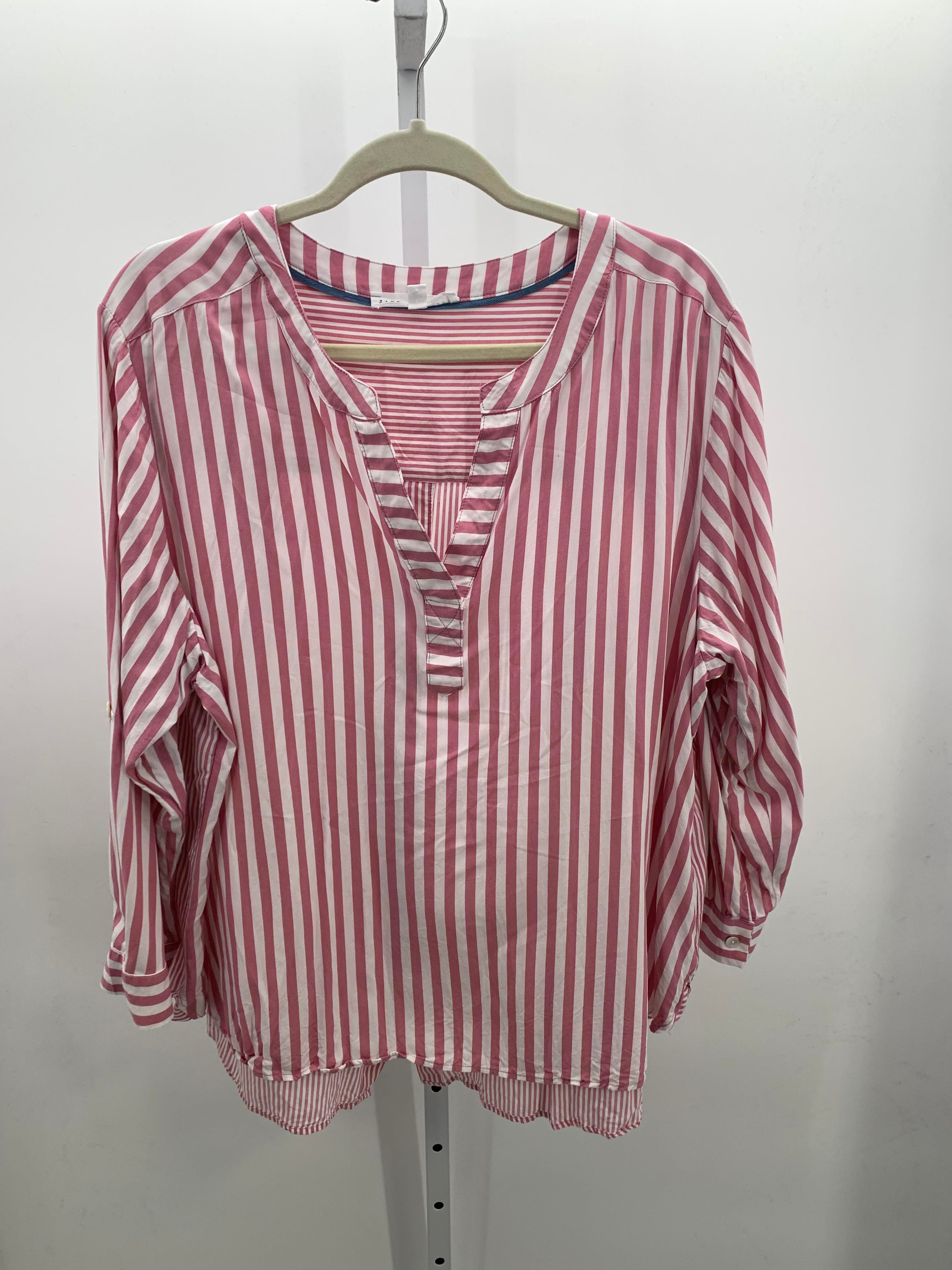 Jane + Delancey Size 2X Womens 3/4 Sleeve Shirt