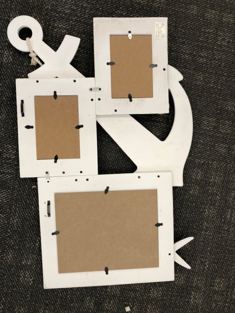 WHITE ANCHOR PHOTO COLLAGE.