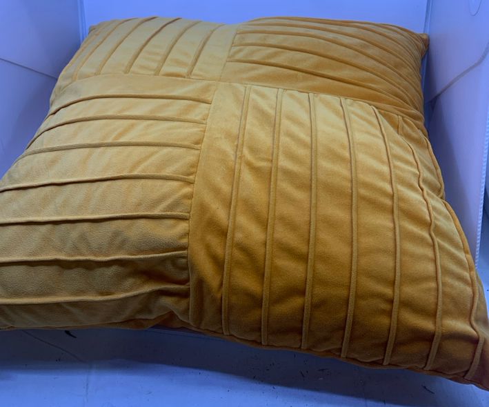 LARGE ORANGE PILLOW.