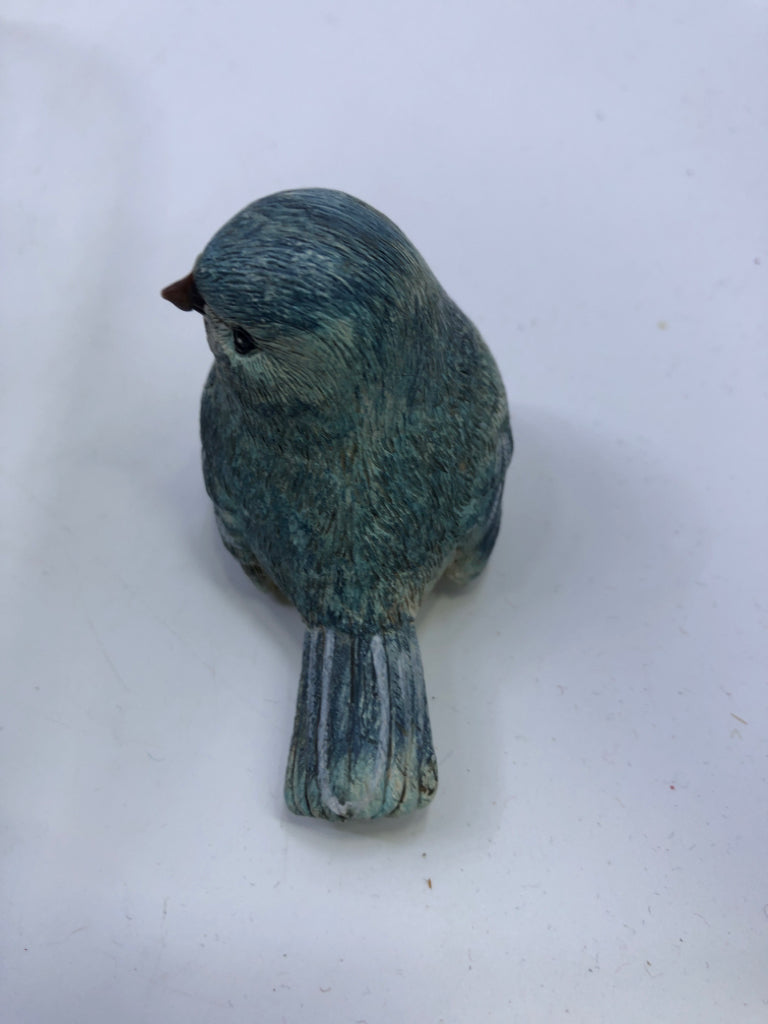 CERAMIC BLUE WHITE BIRD.