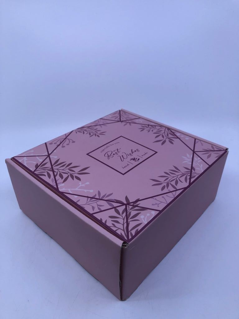 NIB BEST WISHES FOR YOU TUMBLER & TRINKET TRAY GIFT SET.