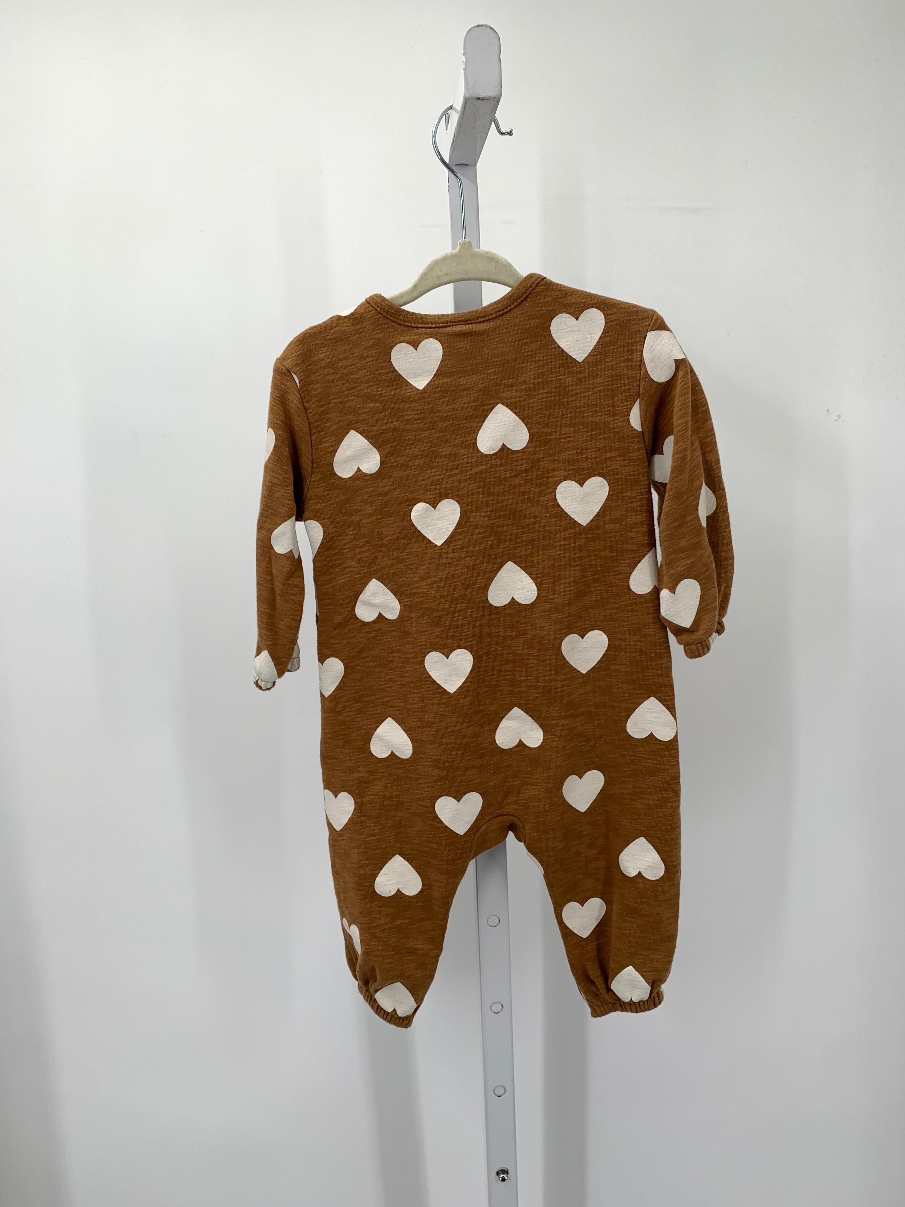 Old Navy Size 6-12 mon Girls Long Slv. Romper