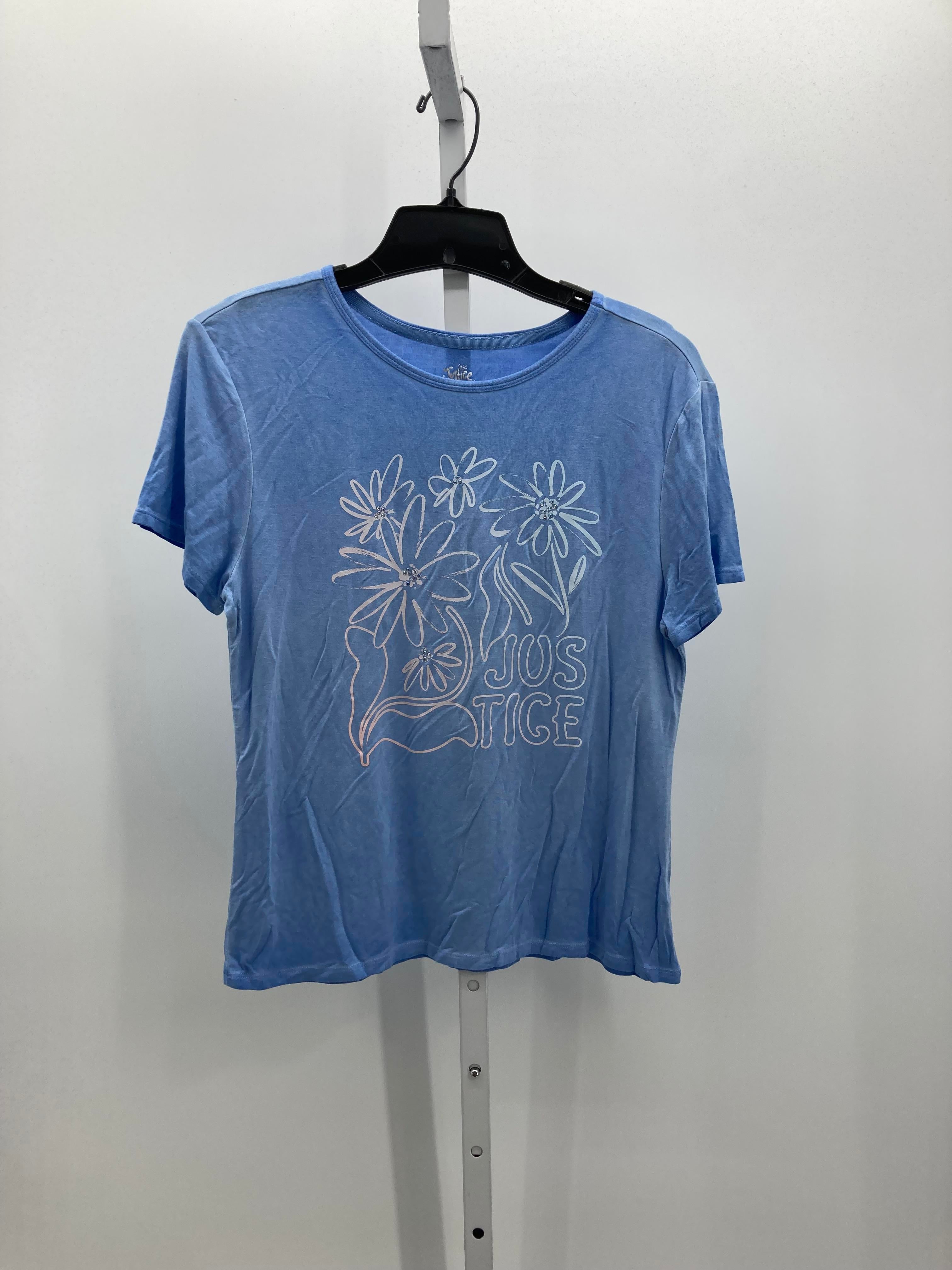 Justice Size 16-18 Girls Short Sleeve Shirt