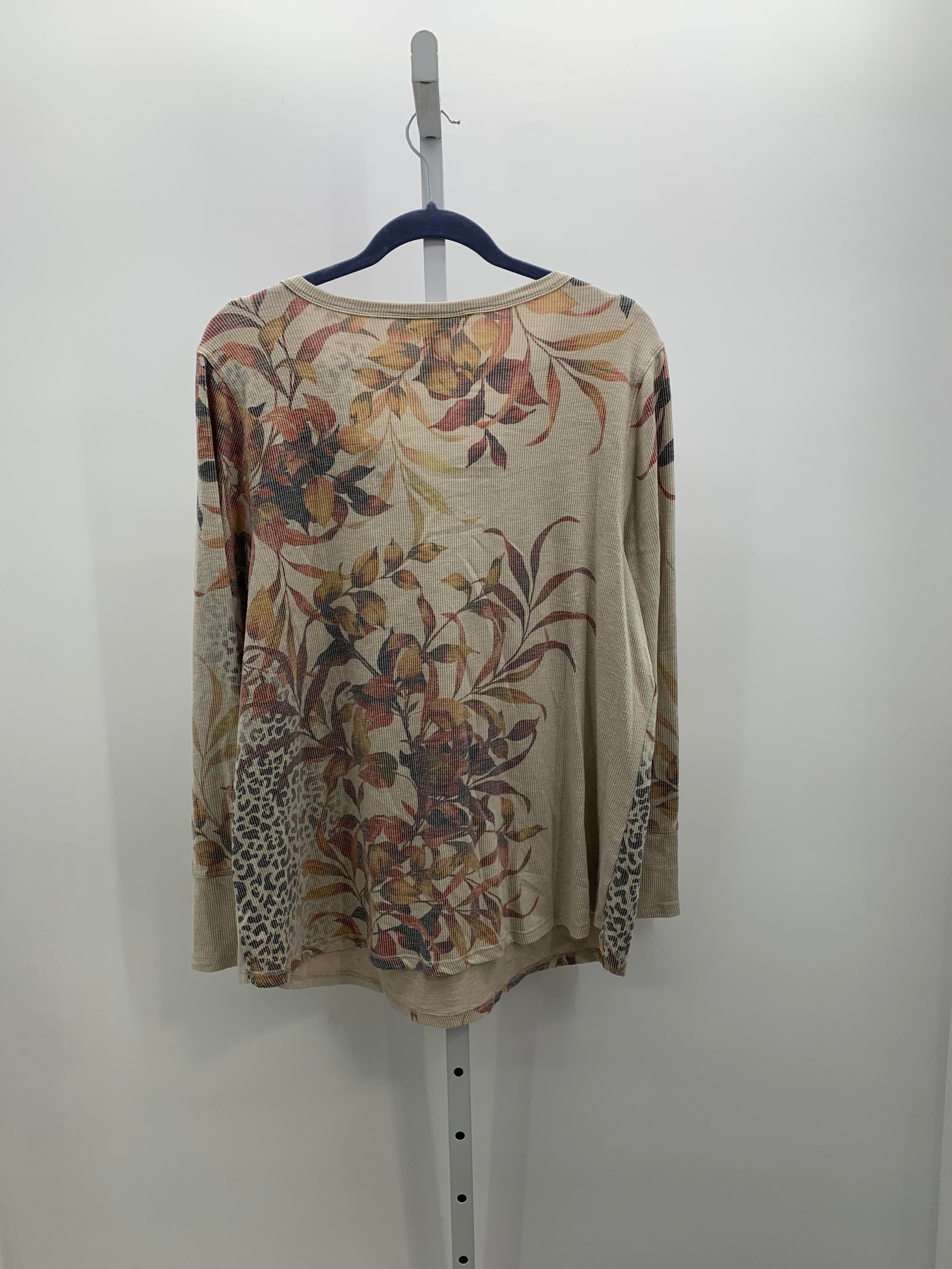 CJ Banks Size 1X Womens Long Sleeve Shirt