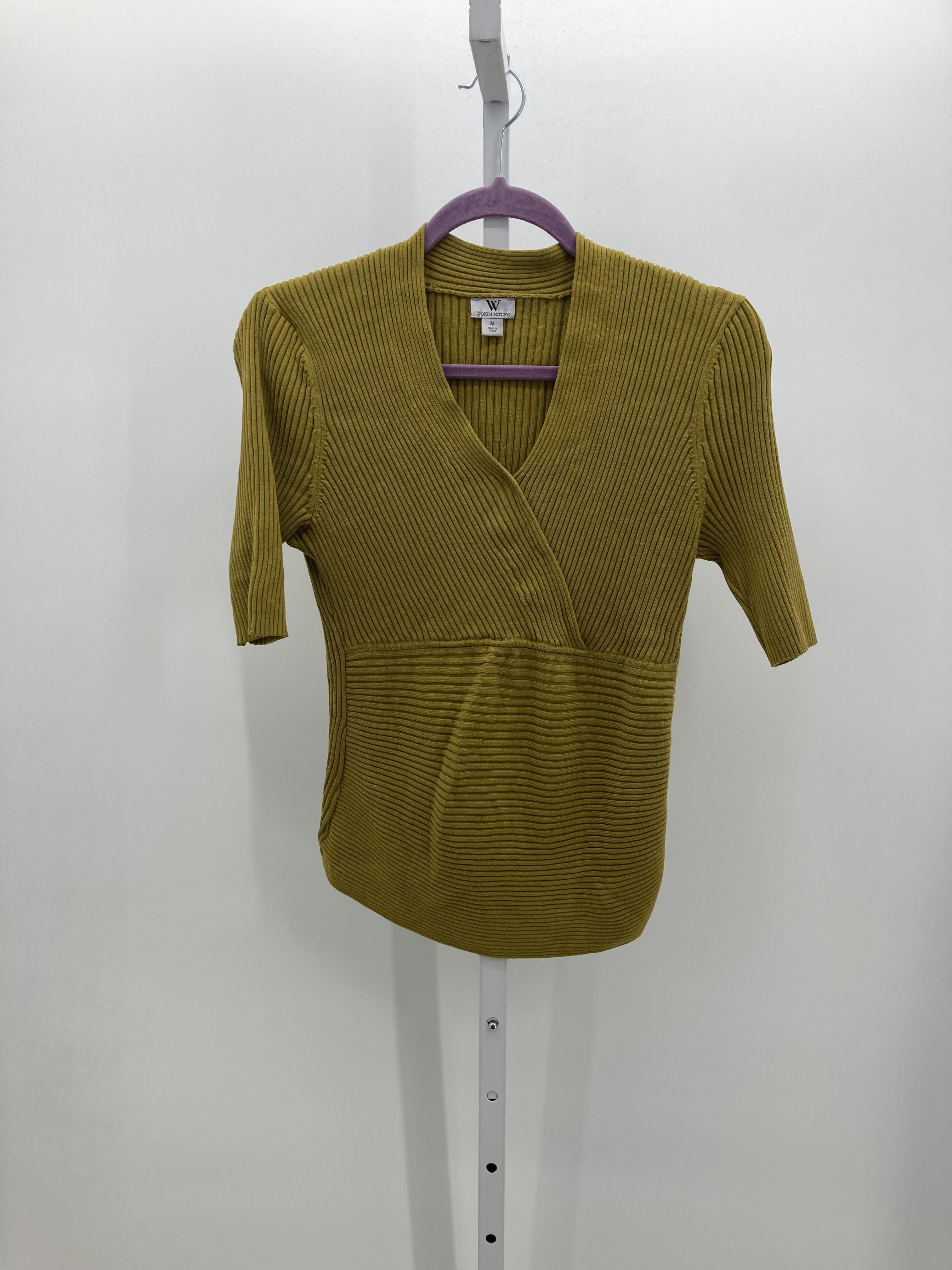 Worthington Size Medium Misses Short Slv Sweater