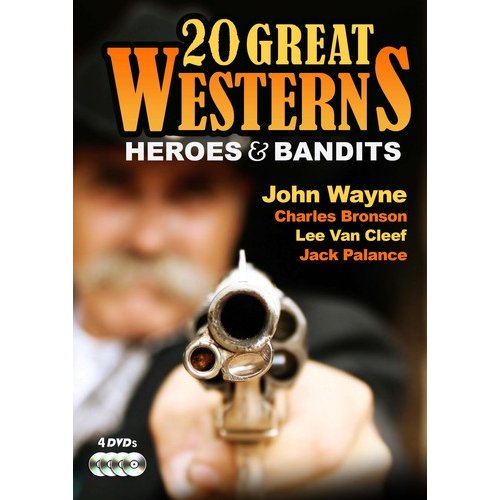 Collections Etc 20 Great Westerns: Heroes & Bandits (4 Disc Set) by TGG Direct -