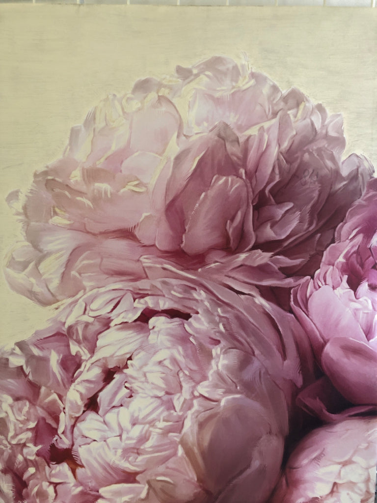 PINK PEONY WALL CANVAS.