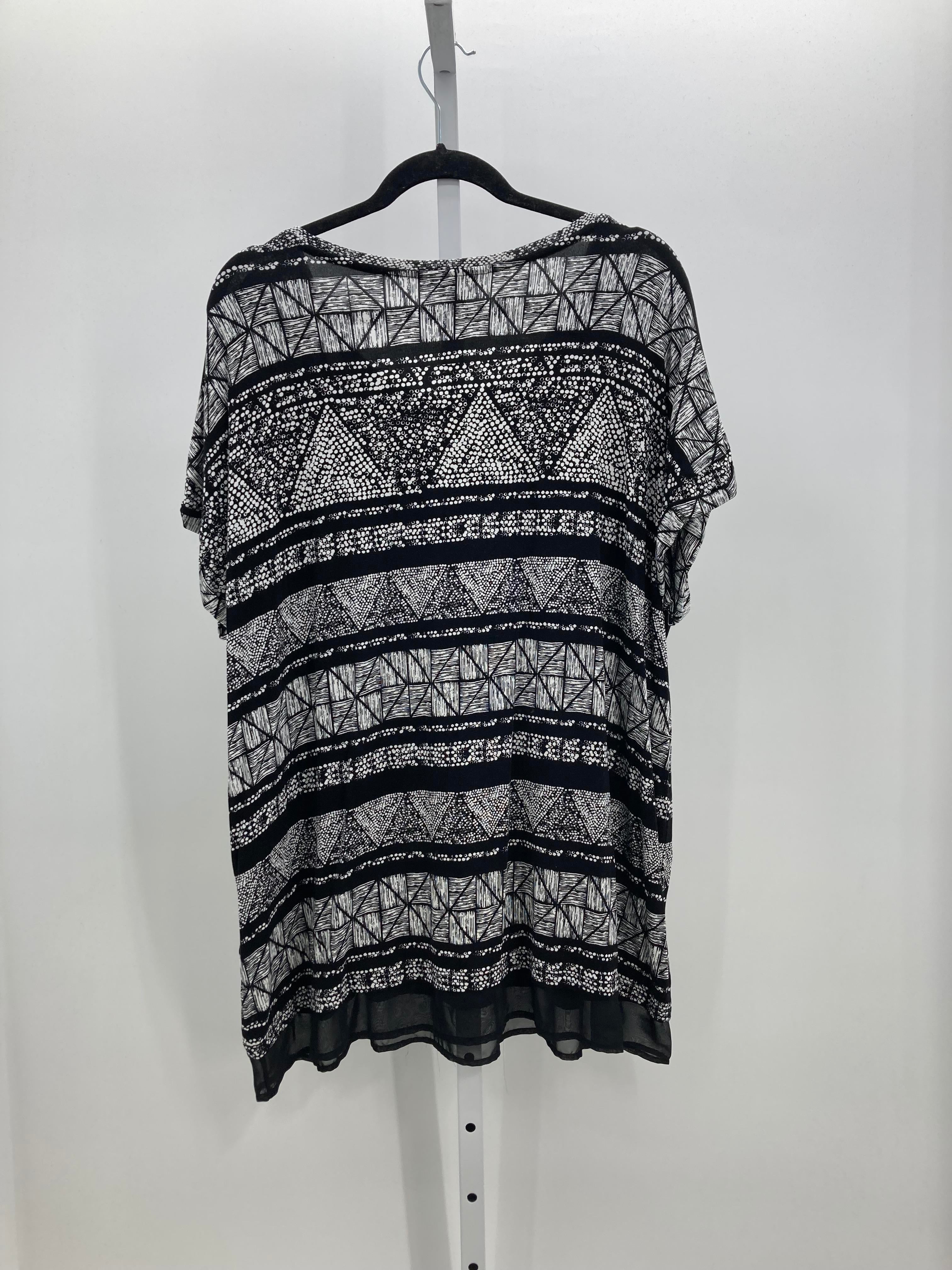 CJ Banks Size 2X Womens Short Sleeve Shirt