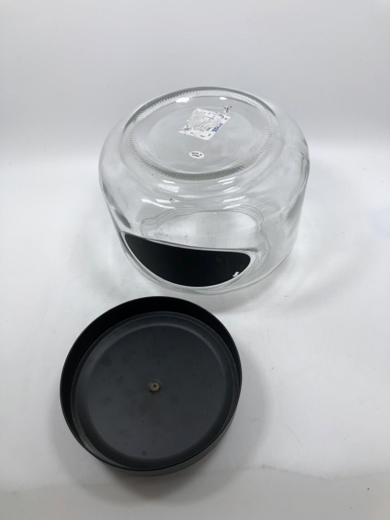 ROUND CANISTER W/LID+LABEL.