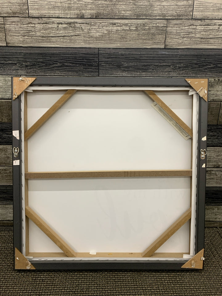 IT IS WELL CANVAS IN WOOD FRAME WALL ART.
