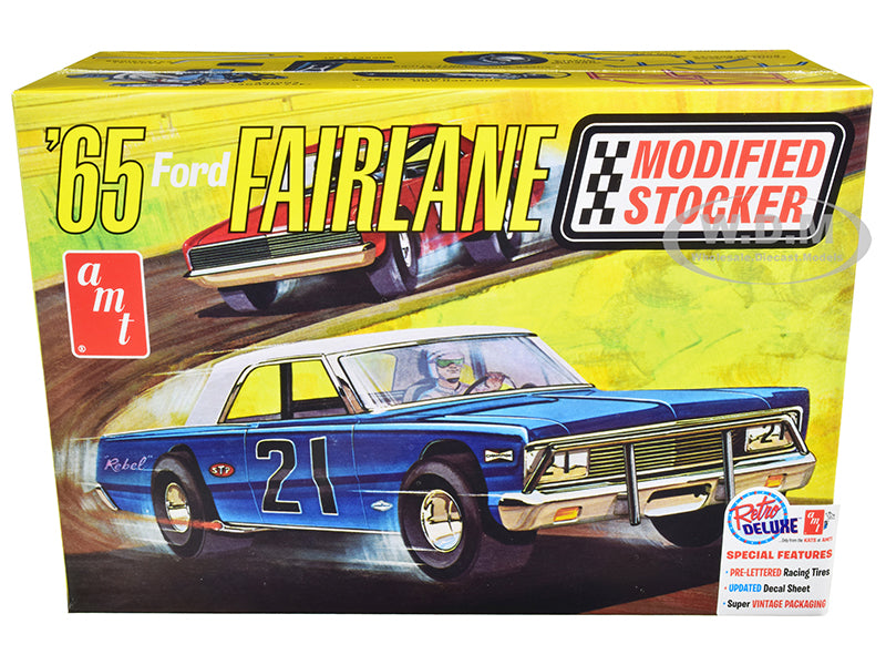 AMT Skill 2 Model Kit 1965 Ford Fairlane Modified Stocker 1/25 Scale Model -
