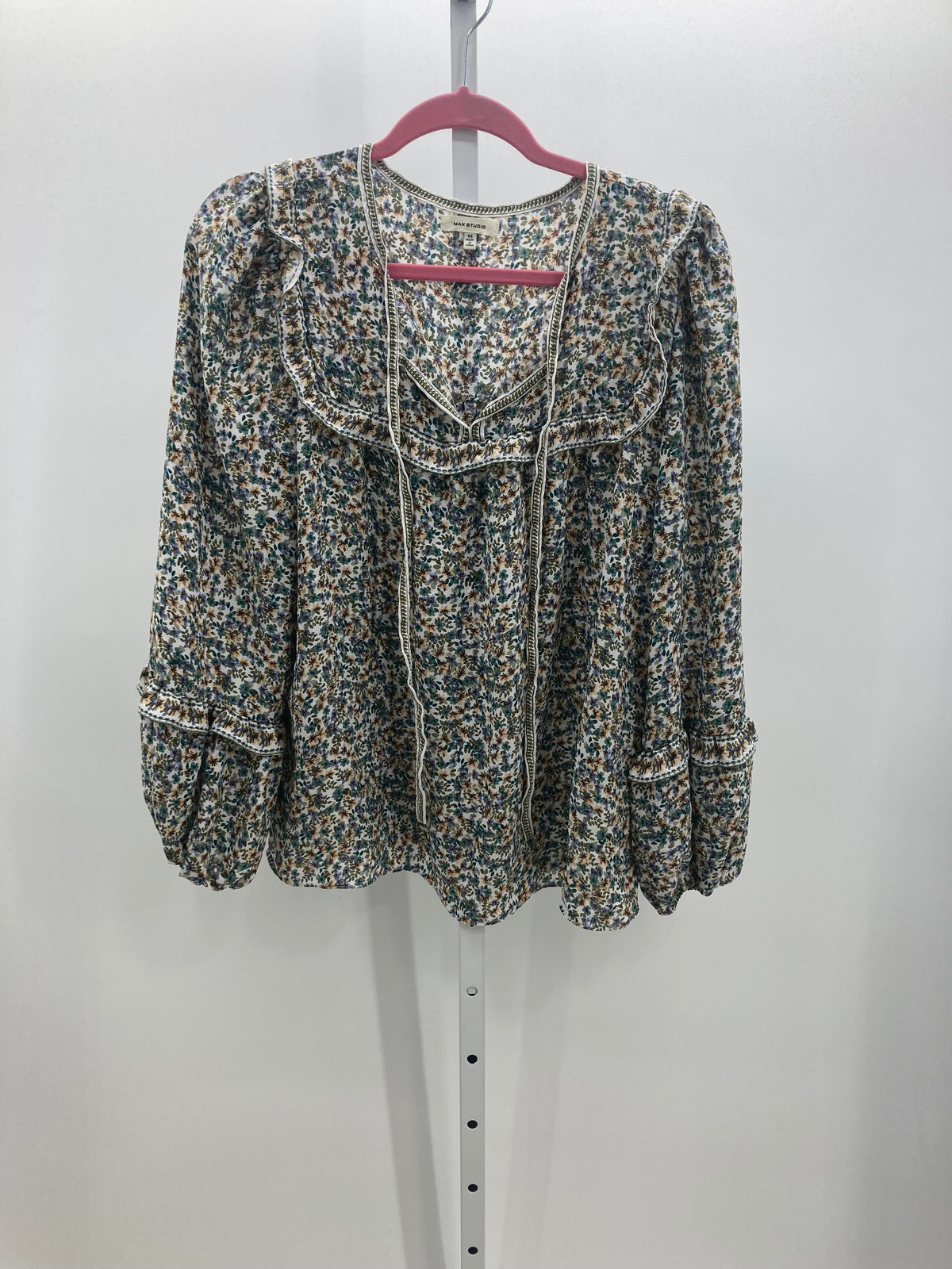 Max Studio Size Medium Misses Long Sleeve Shirt