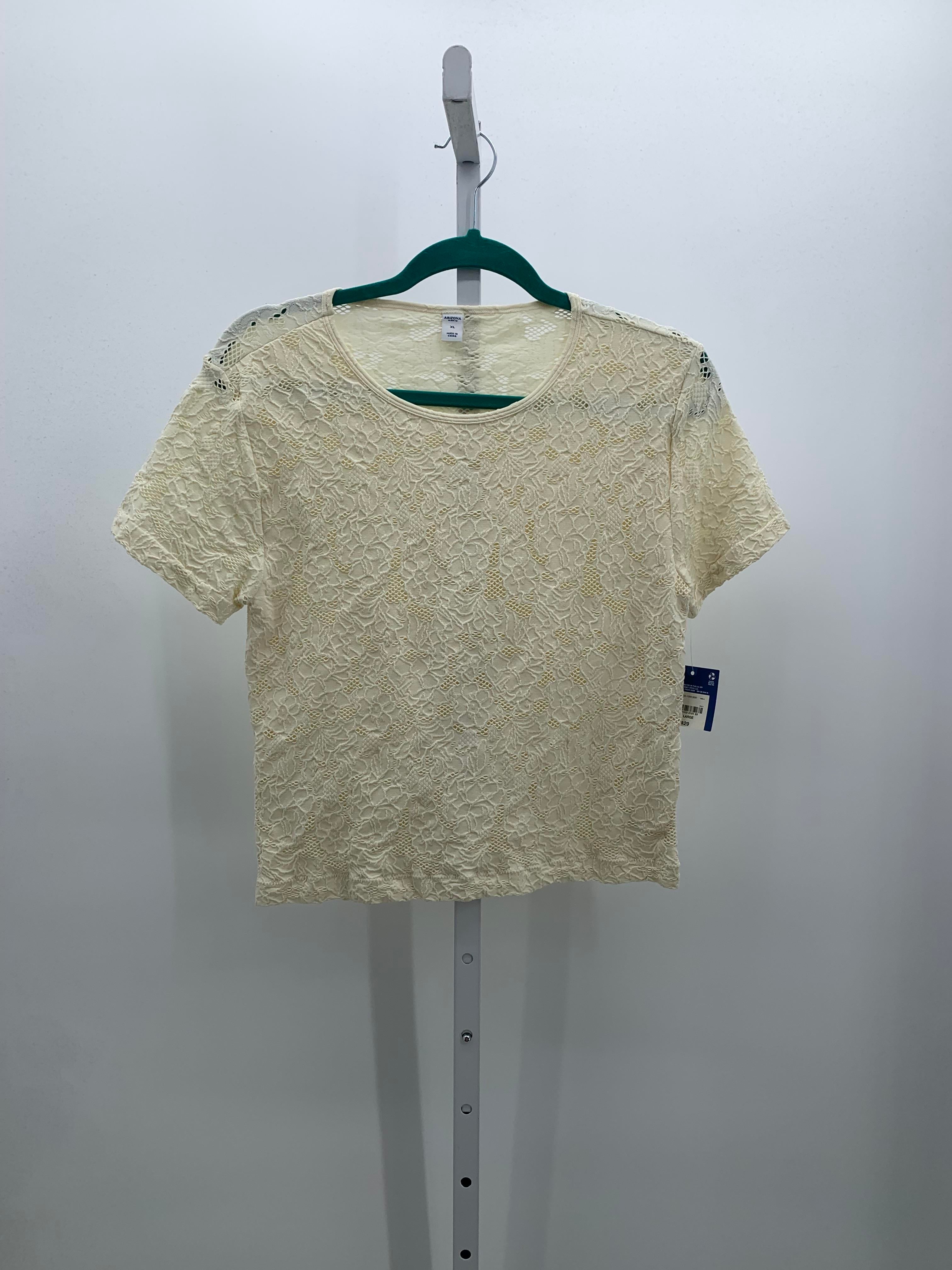 Arizona Size Extra Large Juniors Short Sleeve Shirt
