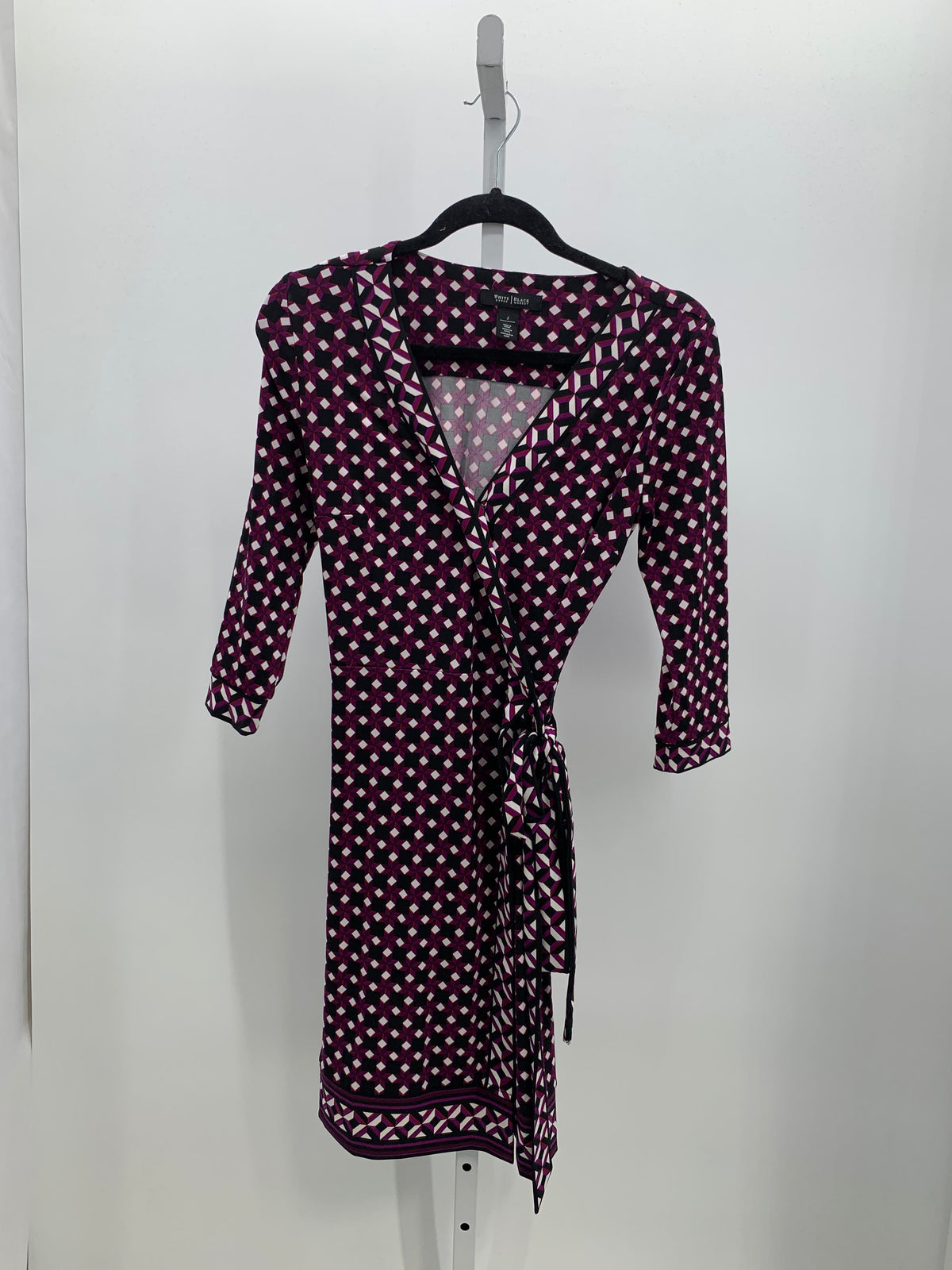 White House Black Size 2 Misses 3/4 Sleeve Dress