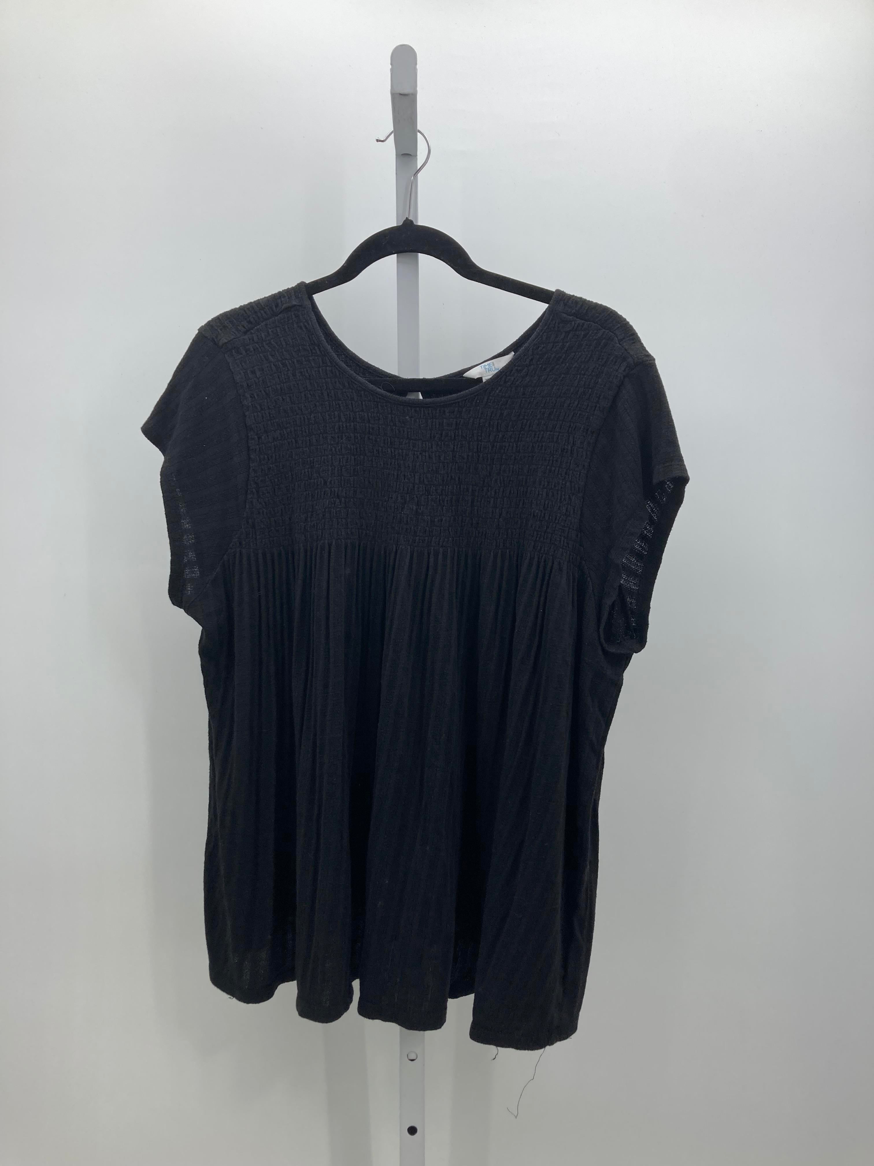 Time and Tru Size XXXL Misses Short Sleeve Shirt
