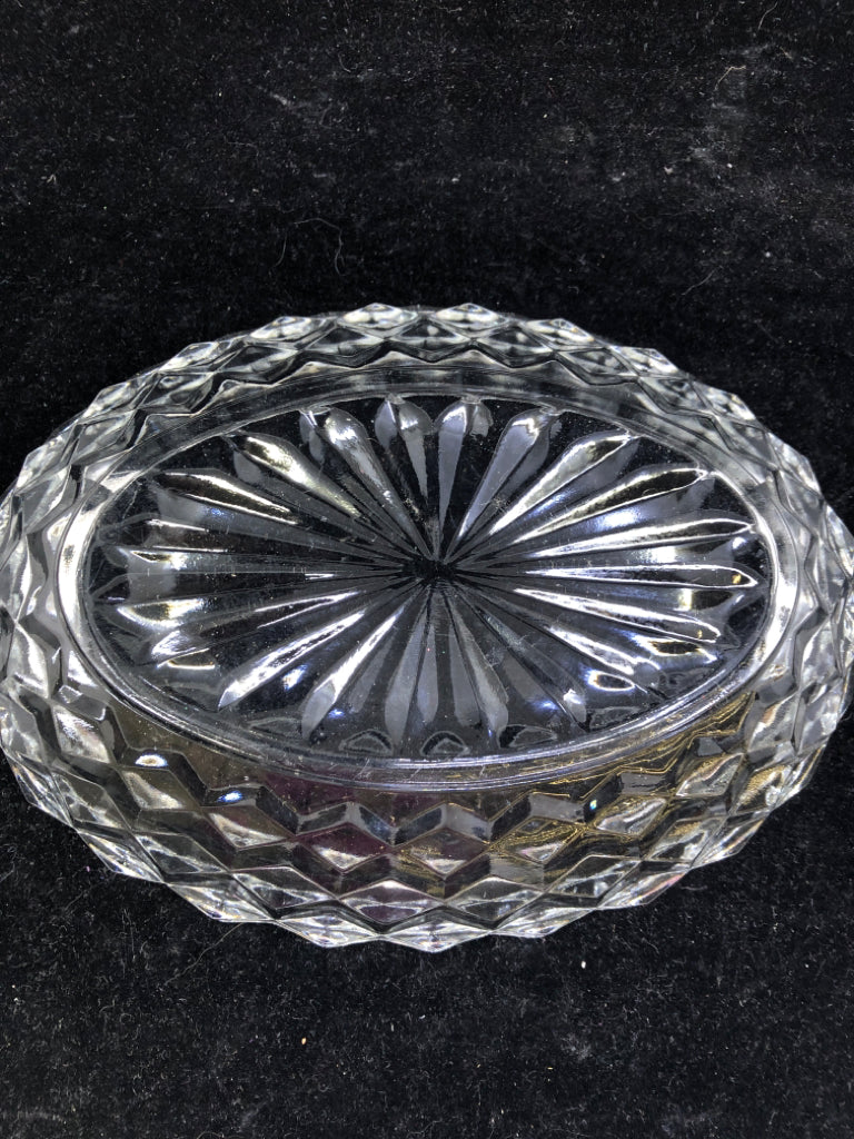 VTG CUBIST OVAL DISH.