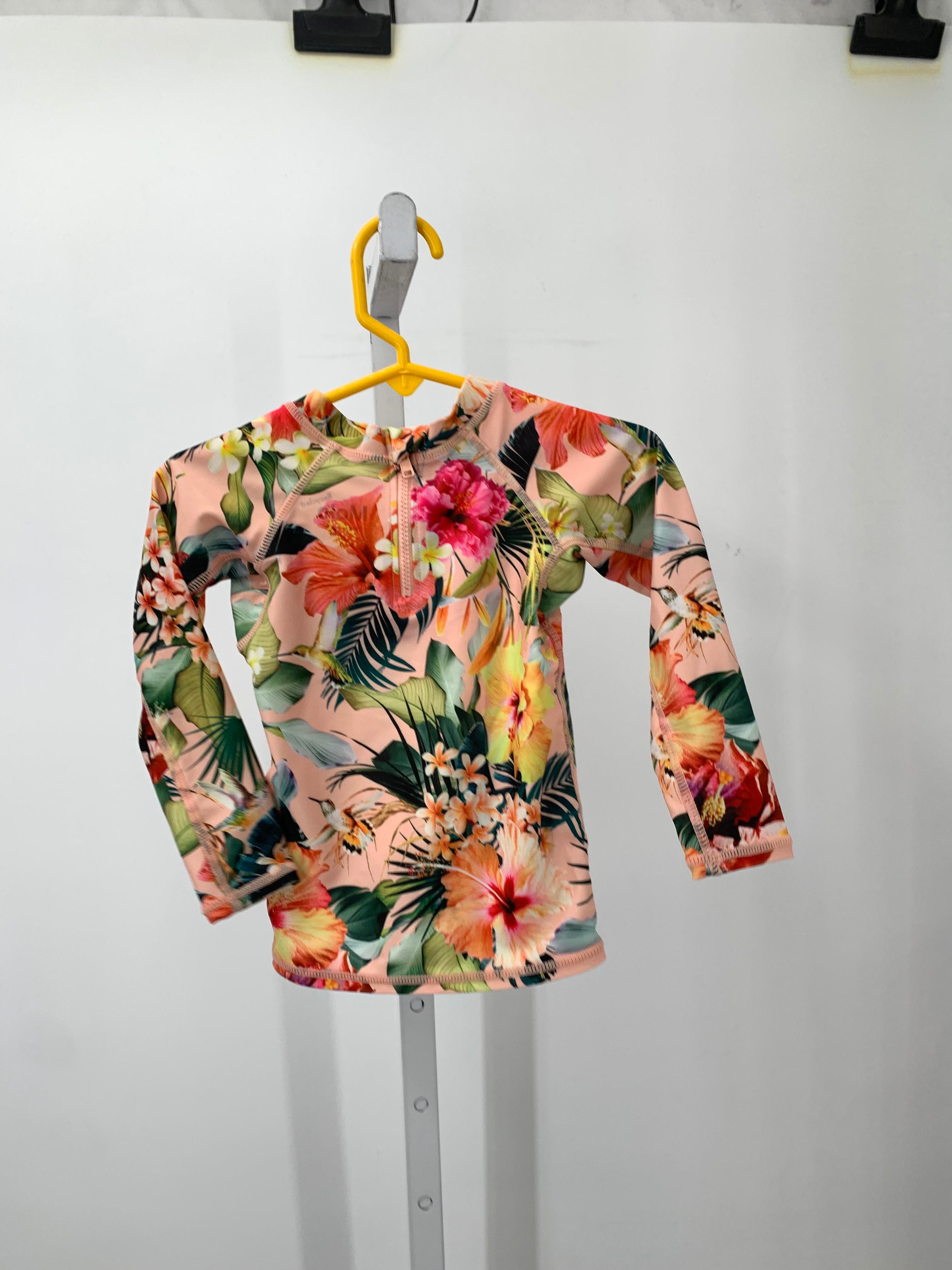 Size 1-2 Girls Swim Shirt