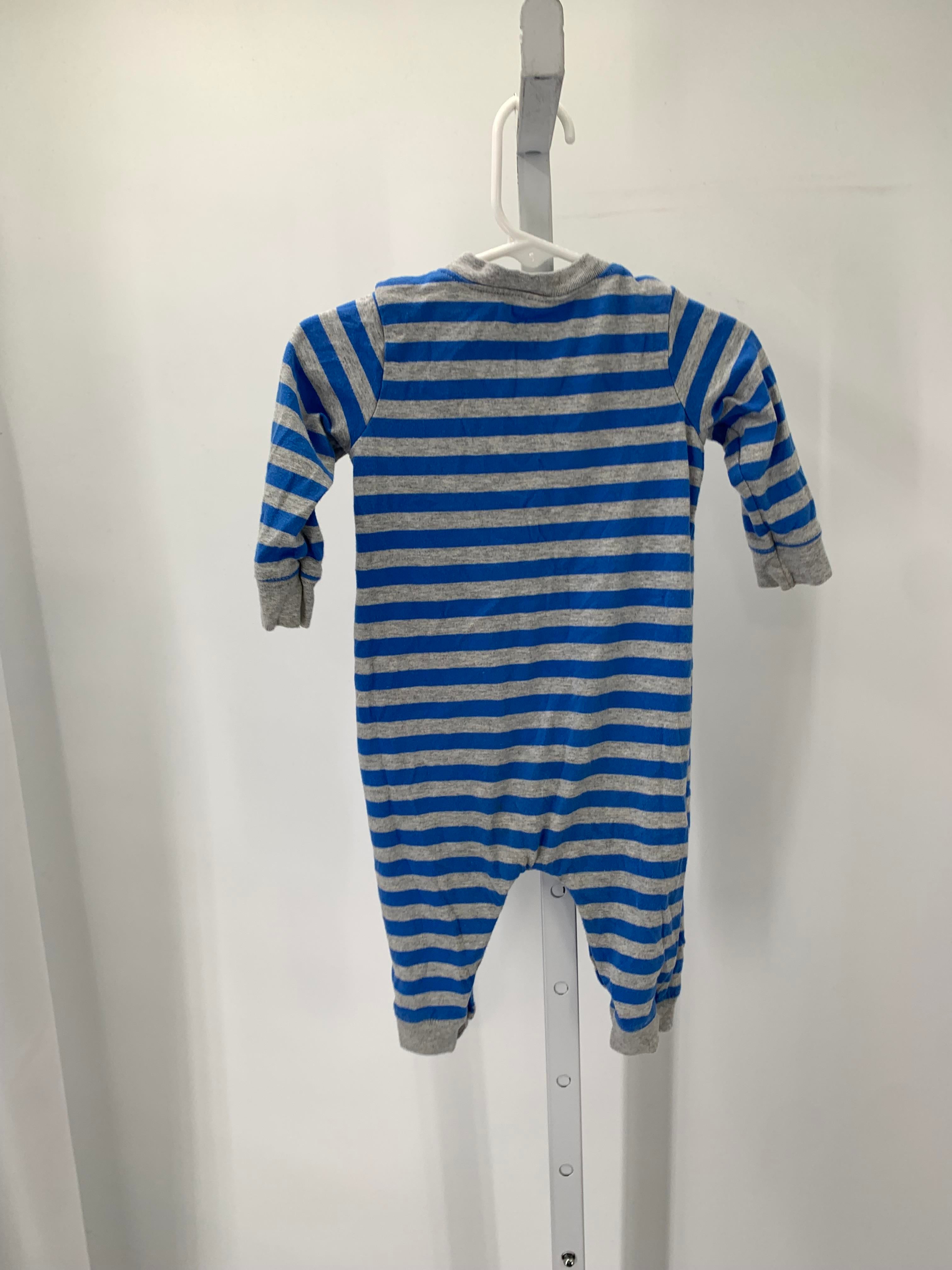 BLUE STRIPES GREY DOG