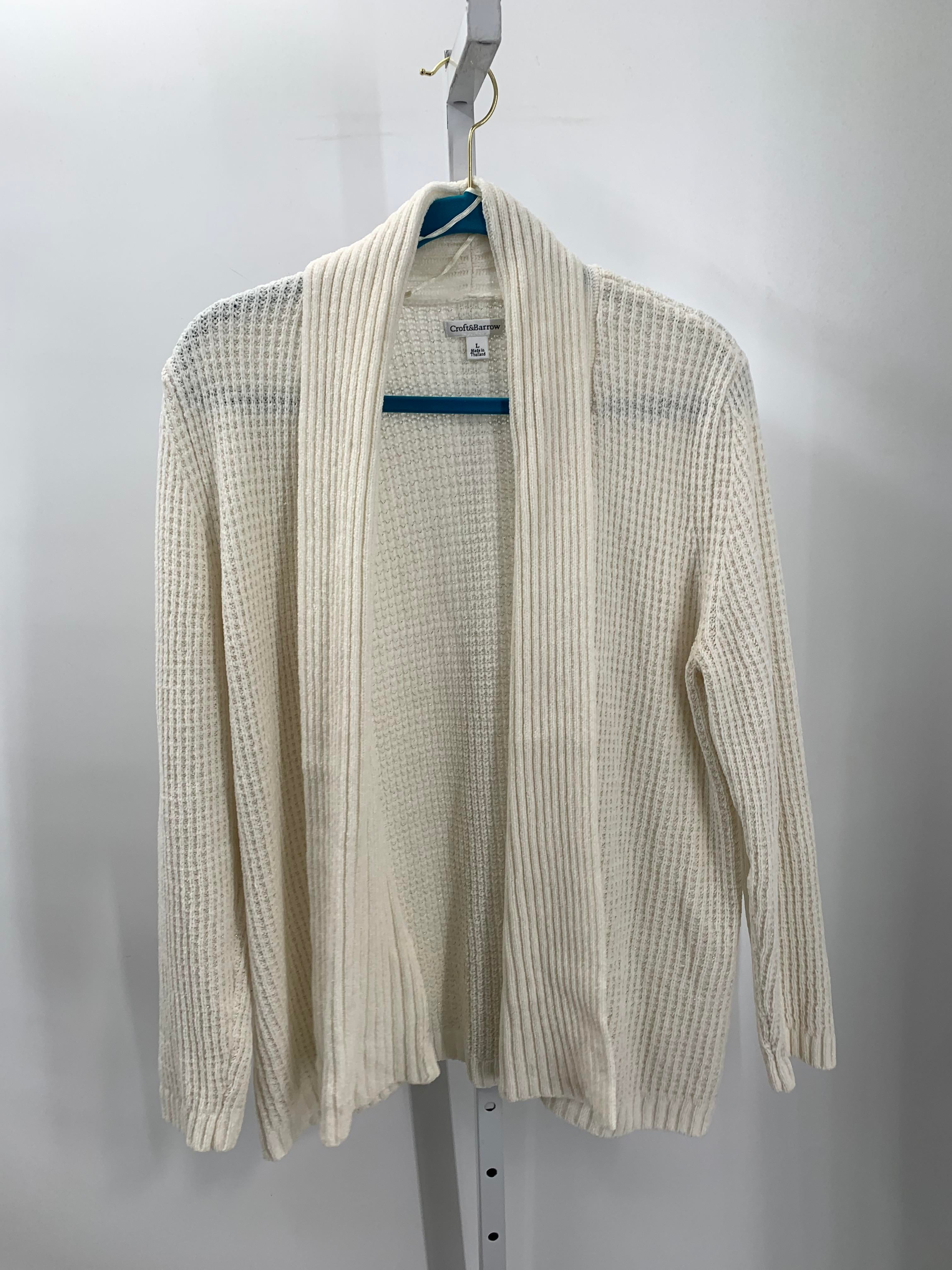 Croft & Barrow Size Large Misses Cardigan