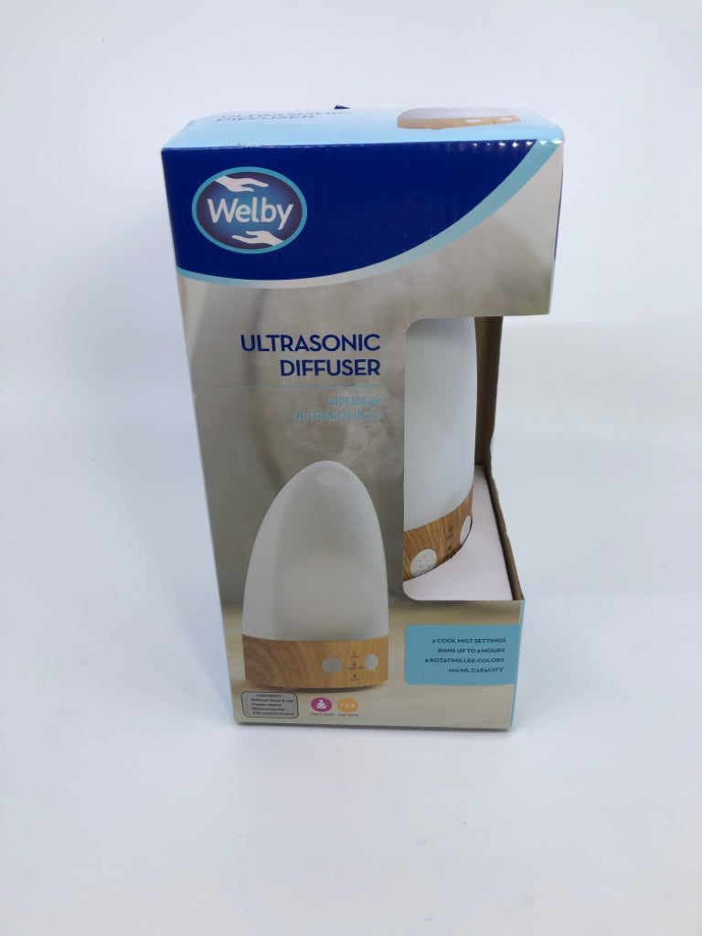 NIB ULTRASONIC DIFFUSER.