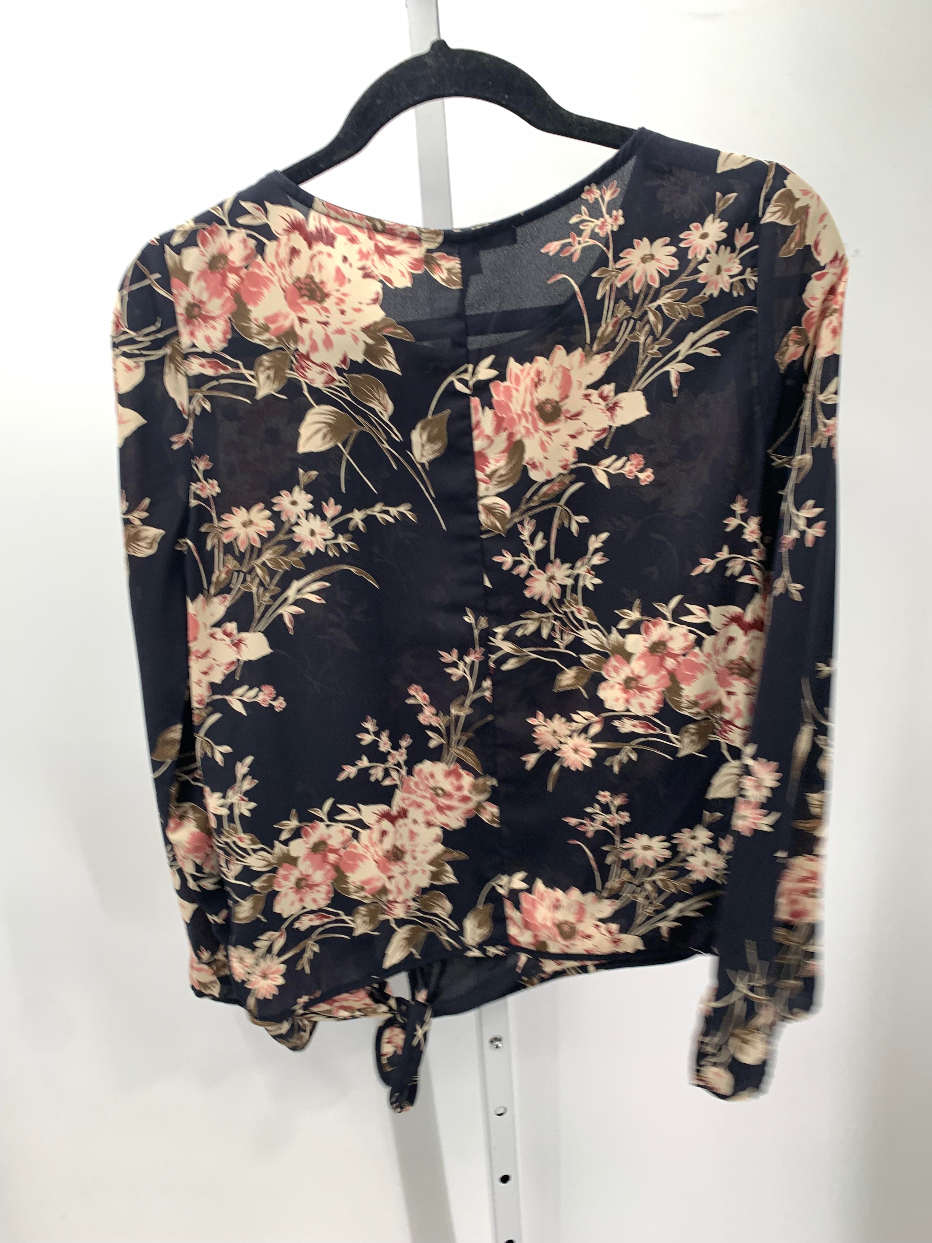 Mia & Tess Size Small Misses Long Sleeve Shirt