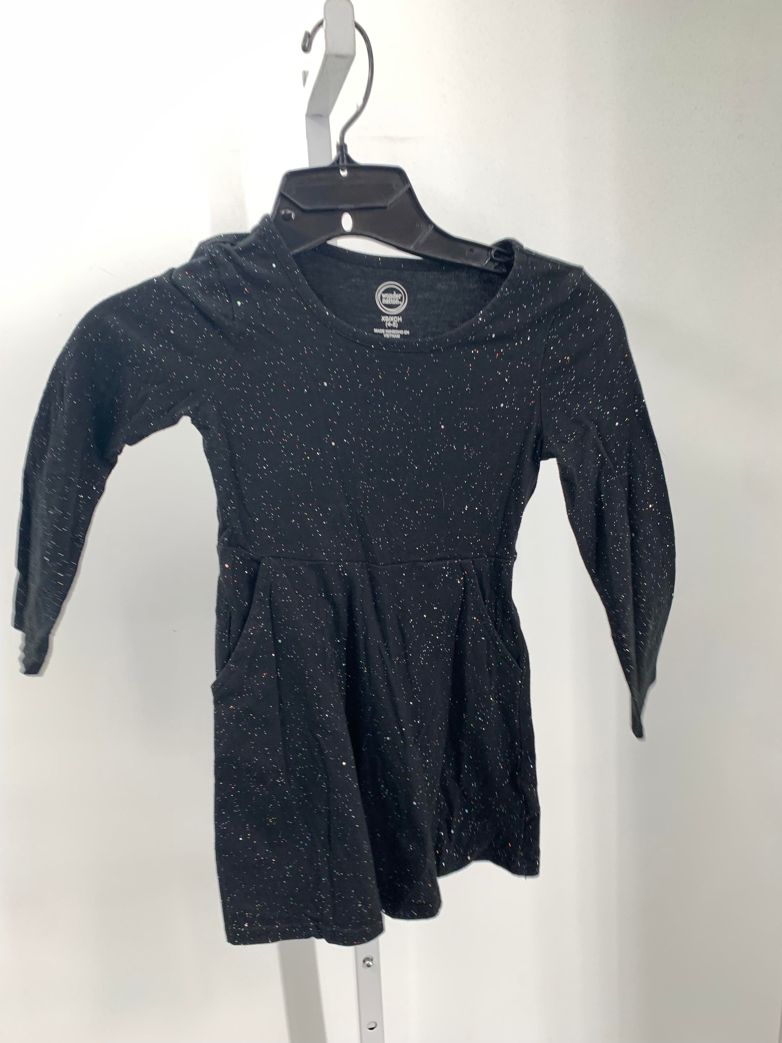 Wonder Nation Size 4-5 Girls Long Sleeve Dress