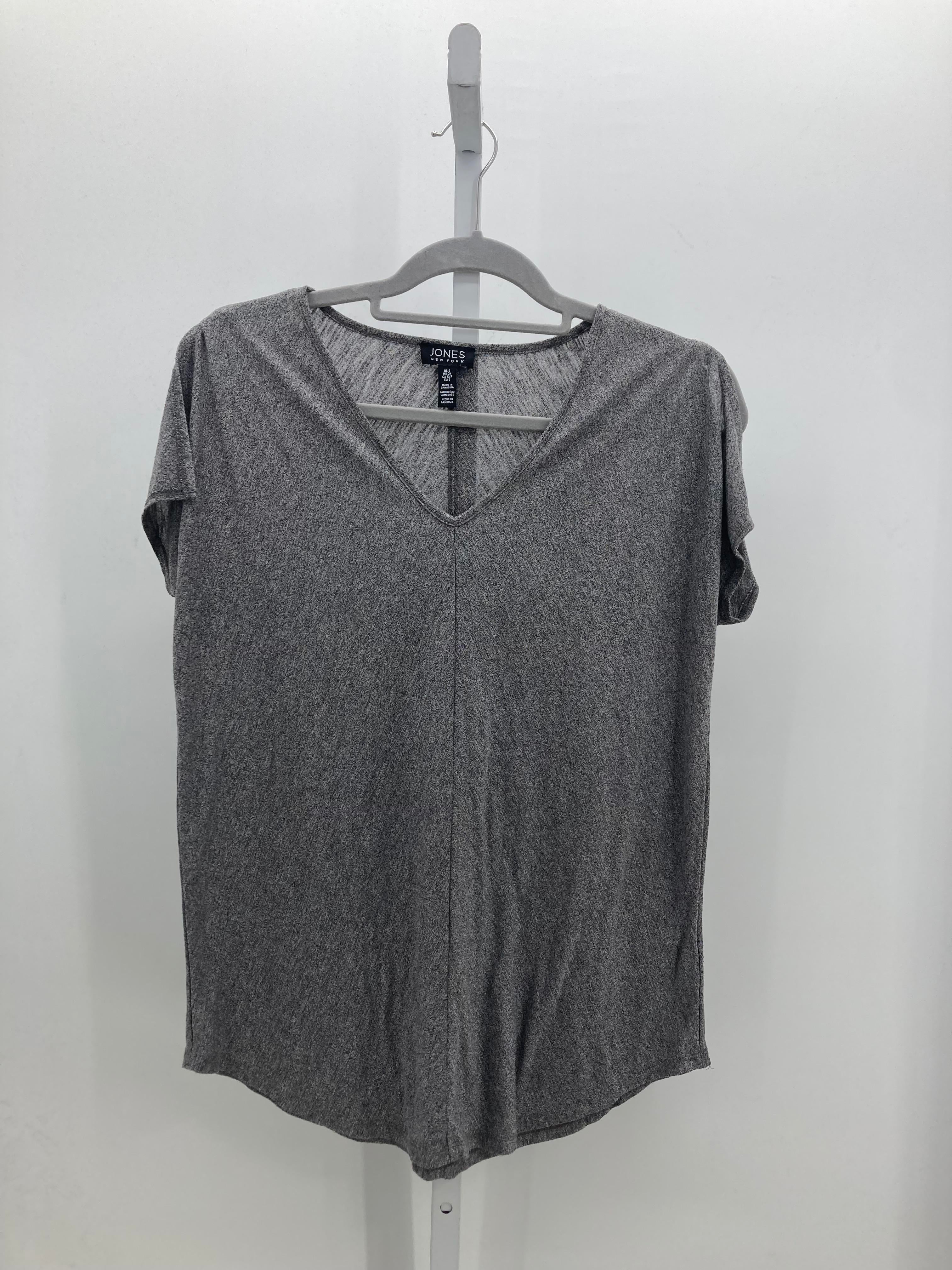 Jones New York Size Small Misses Short Sleeve Shirt