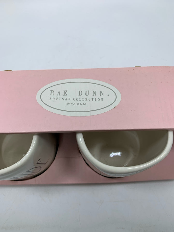 NIB BRIDE/GROOM MUGS.