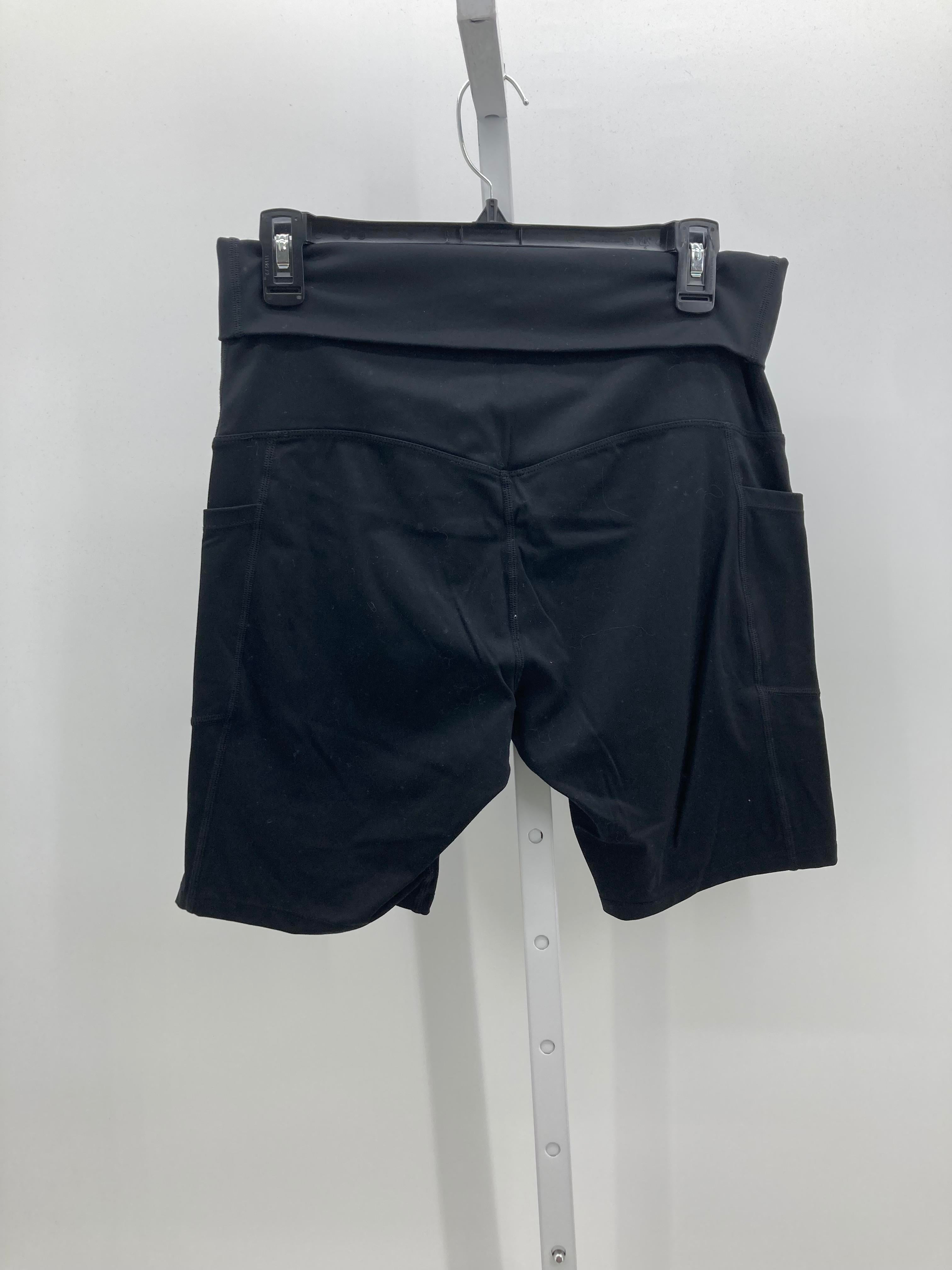 Black Size Medium Maternity Shorts
