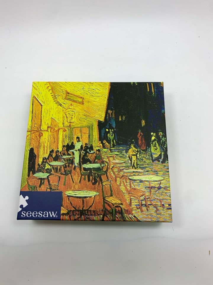 NIB CAFE TERRACE AT NIGHT PUZZLE.