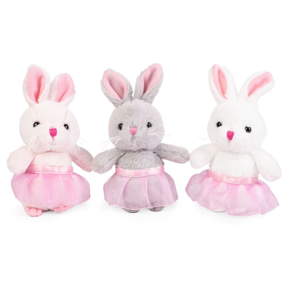 LITTLE Living Nature Play Tutu Bunny Animal Plush
