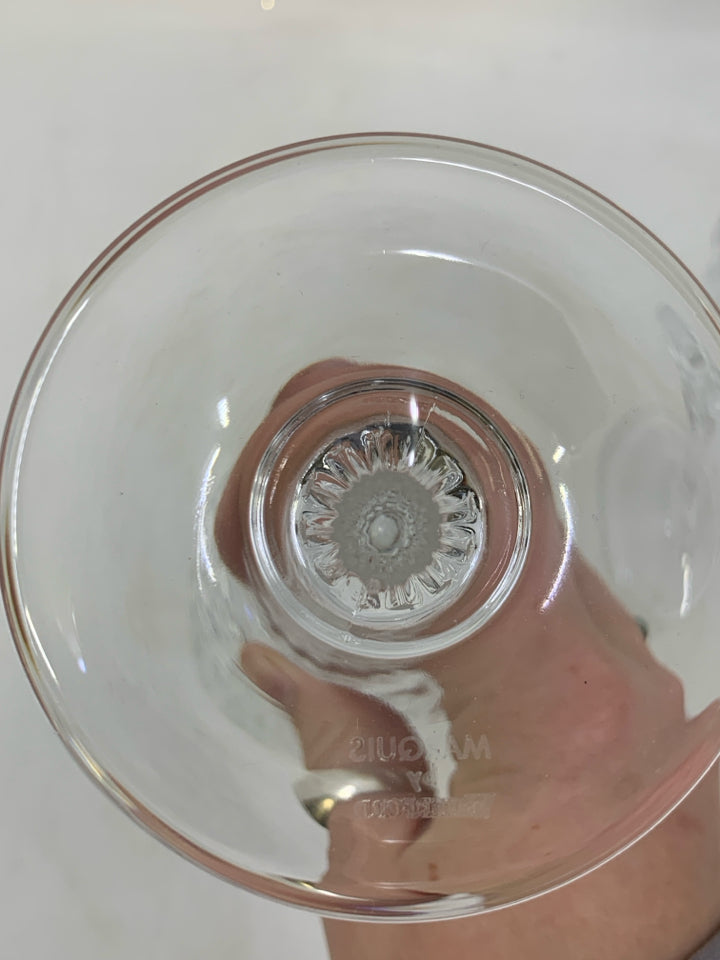 2 MARKHAM CHAMPAGNE GLASSES.